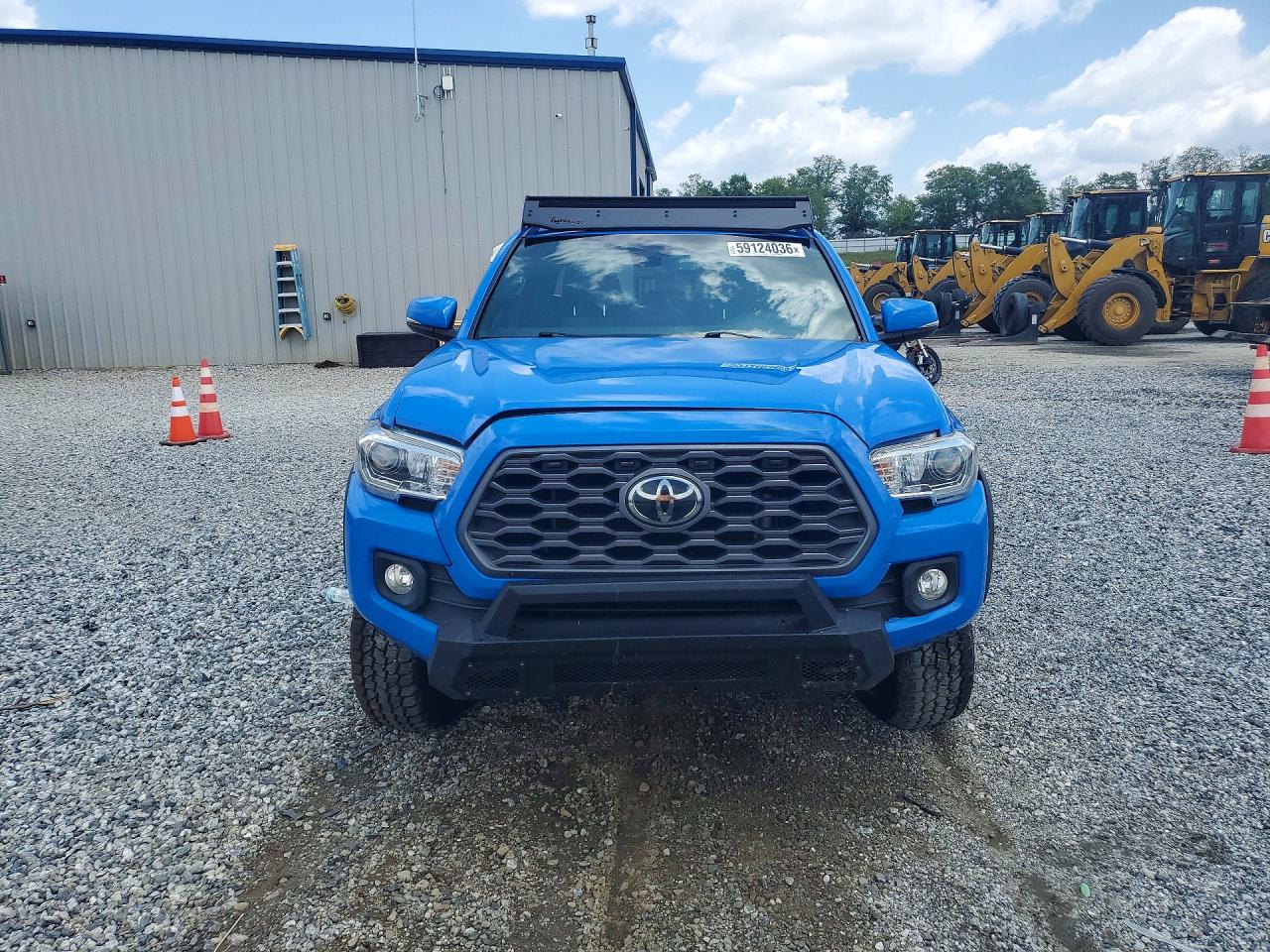 2021 Toyota Tacoma Trd Off-road Blue vin: 3TMCZ5AN5MM422729
