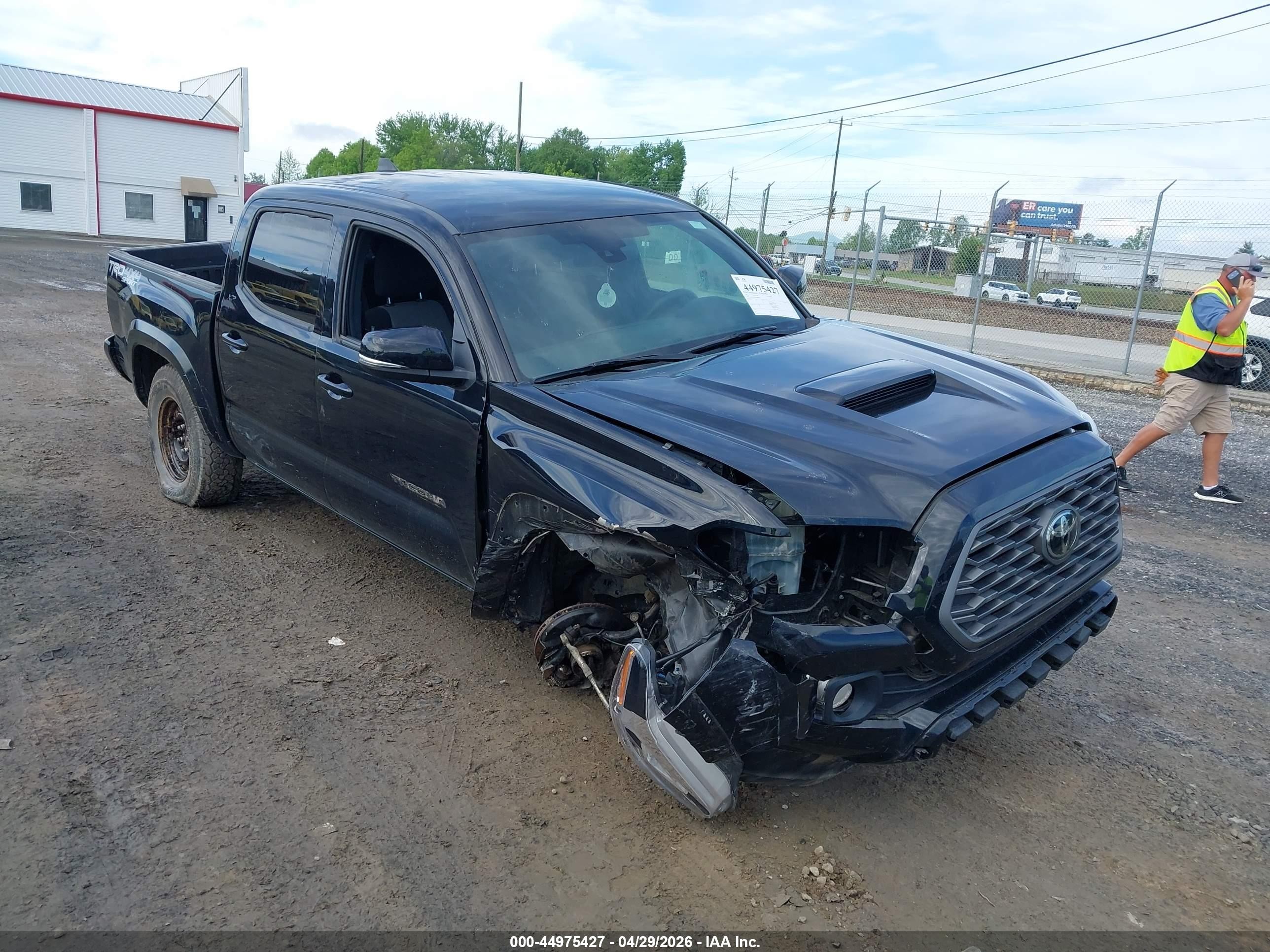 2022 Toyota Tacoma Trd Sport Black vin: 3TMCZ5AN5NM484911