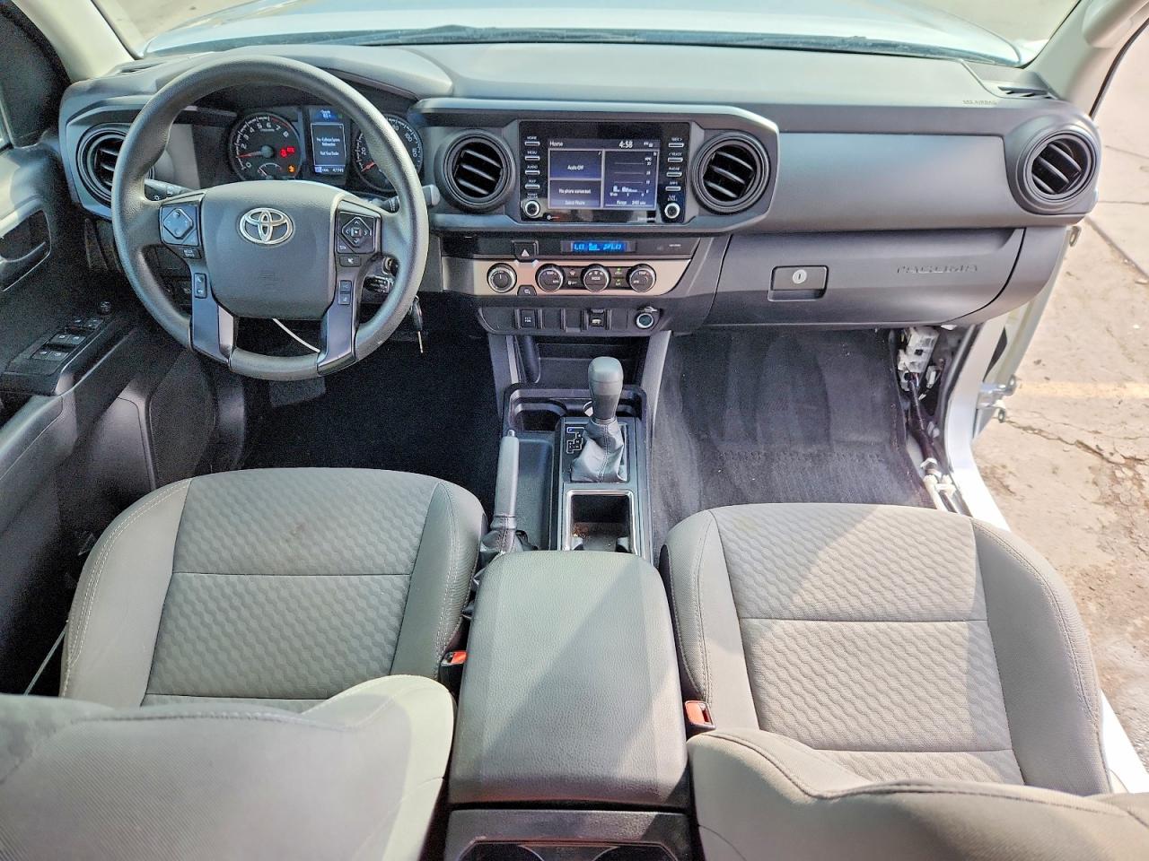 2022 Toyota Tacoma Silver vin: 3TMCZ5AN5NM492443