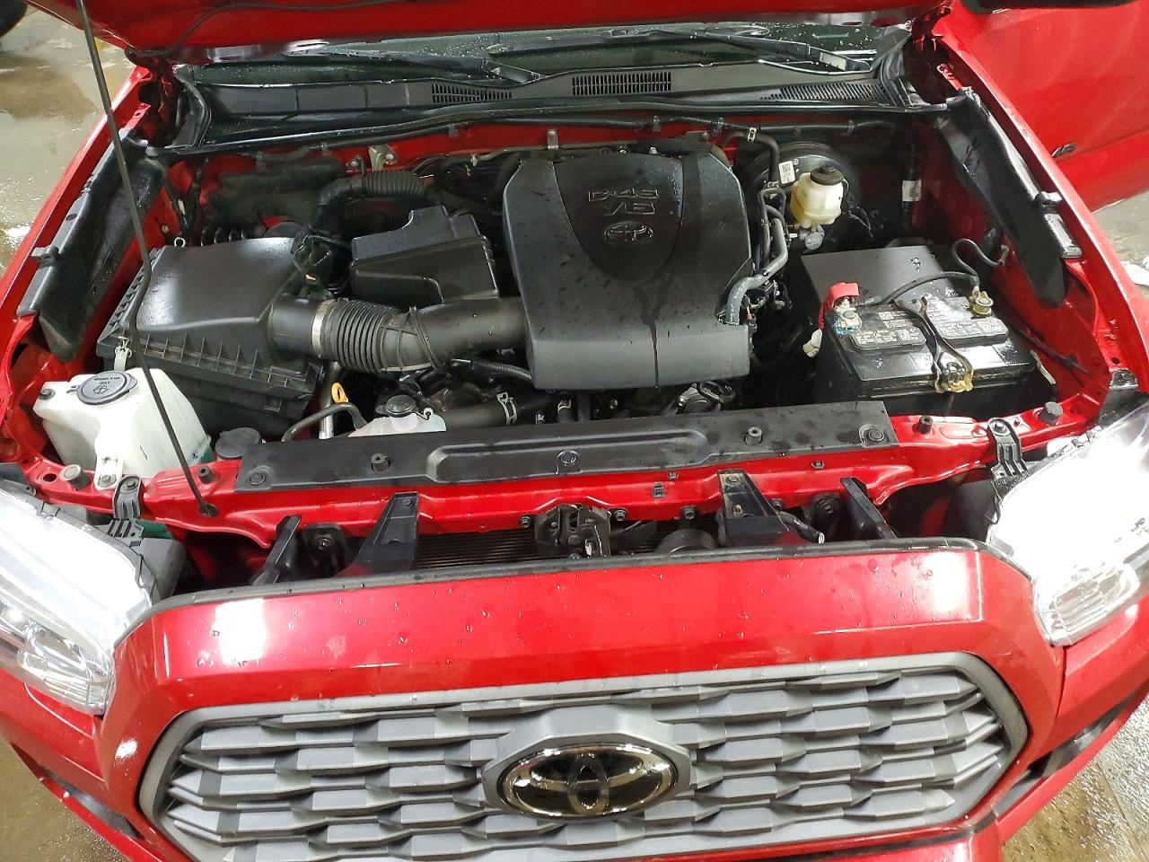 2022 Toyota Tacoma Trd Sport Red vin: 3TMCZ5AN5NM525196