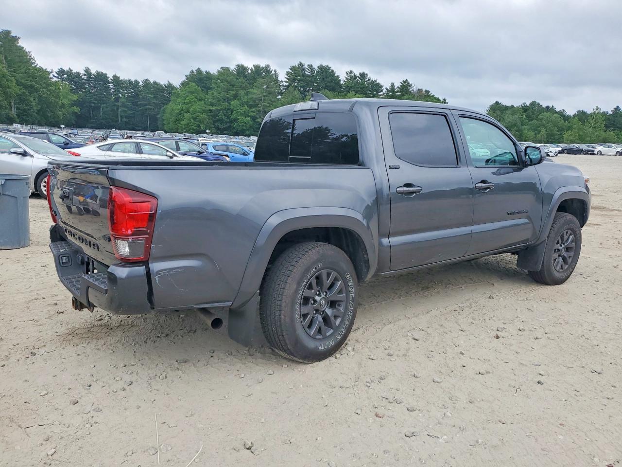 2022 Toyota Tacoma Sr5 V6 Gray vin: 3TMCZ5AN6NM471066