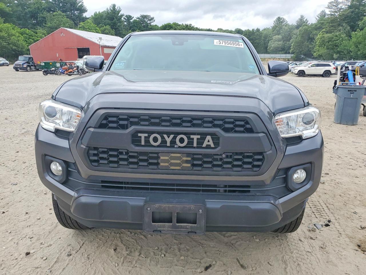 2022 Toyota Tacoma Sr5 V6 Gray vin: 3TMCZ5AN6NM471066