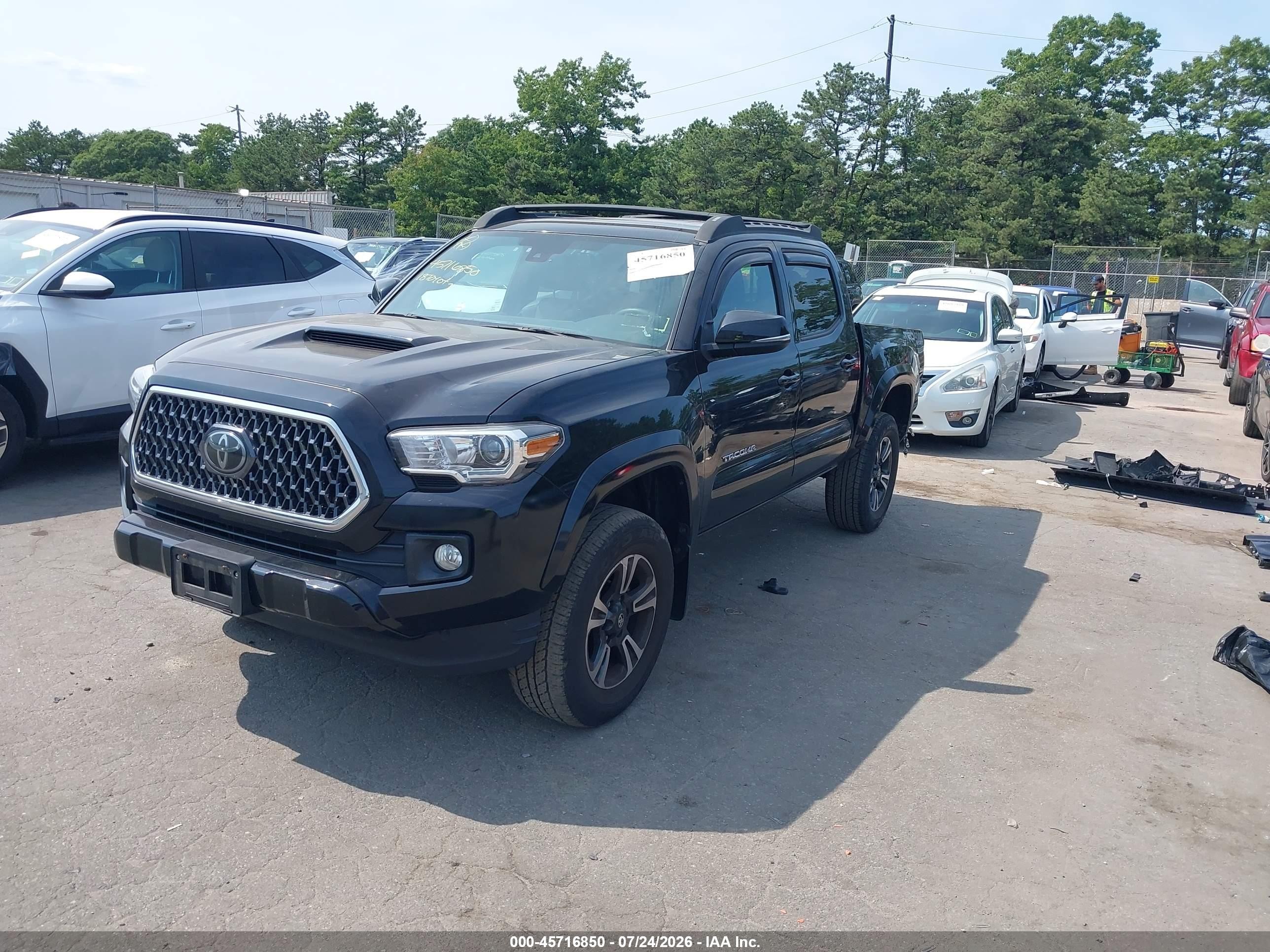 2018 Toyota Tacoma Trd Sport Black vin: 3TMCZ5AN7JM172793