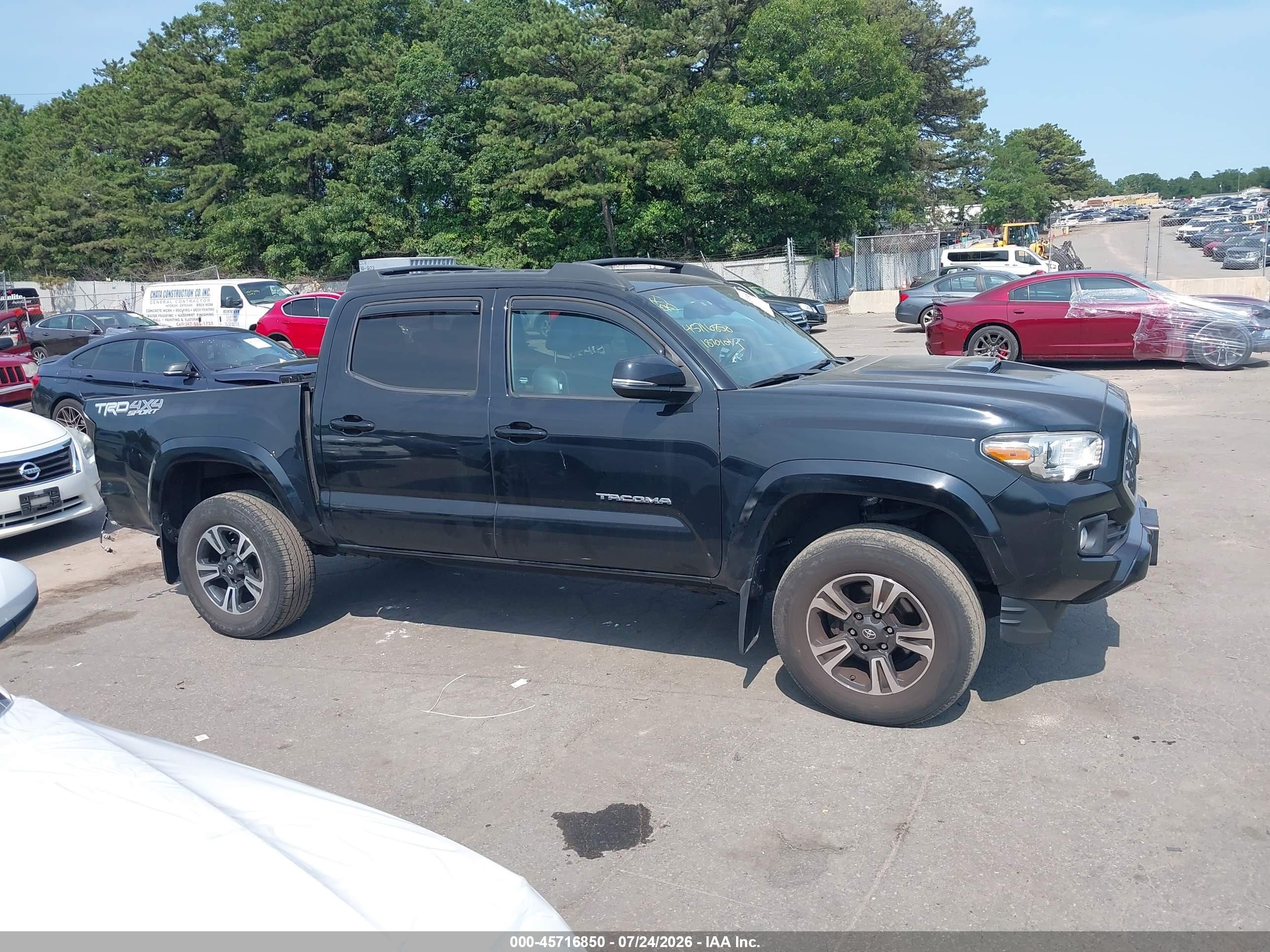 2018 Toyota Tacoma Trd Sport Black vin: 3TMCZ5AN7JM172793