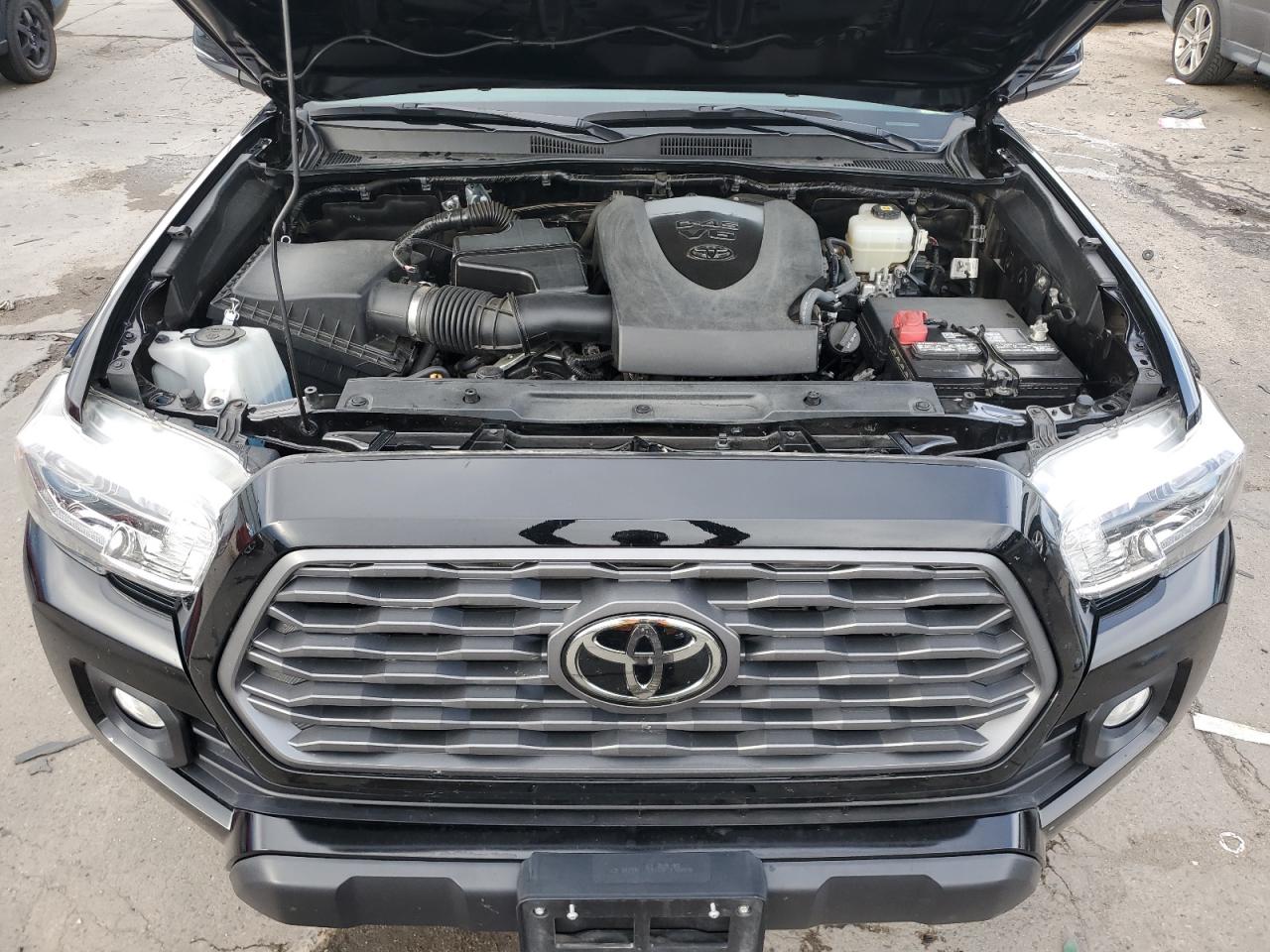2021 Toyota Tacoma Double Cab Black vin: 3TMCZ5AN7MM385411