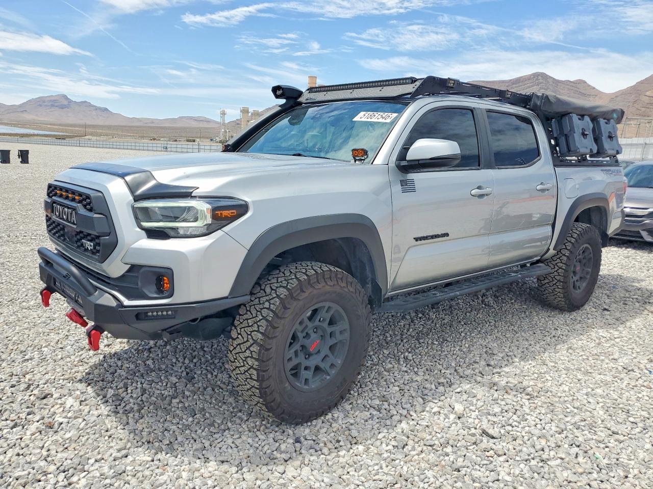 2022 Toyota Tacoma Trd Off-road Silver vin: 3TMCZ5AN7NM491665