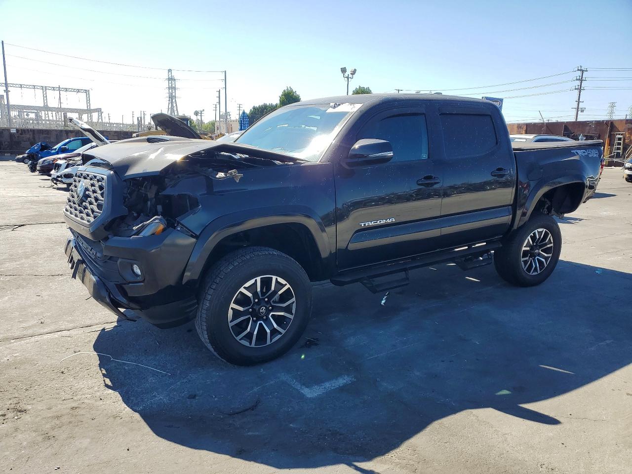 2023 Toyota Tacoma Trd Sport Black vin: 3TMCZ5AN7PM596824