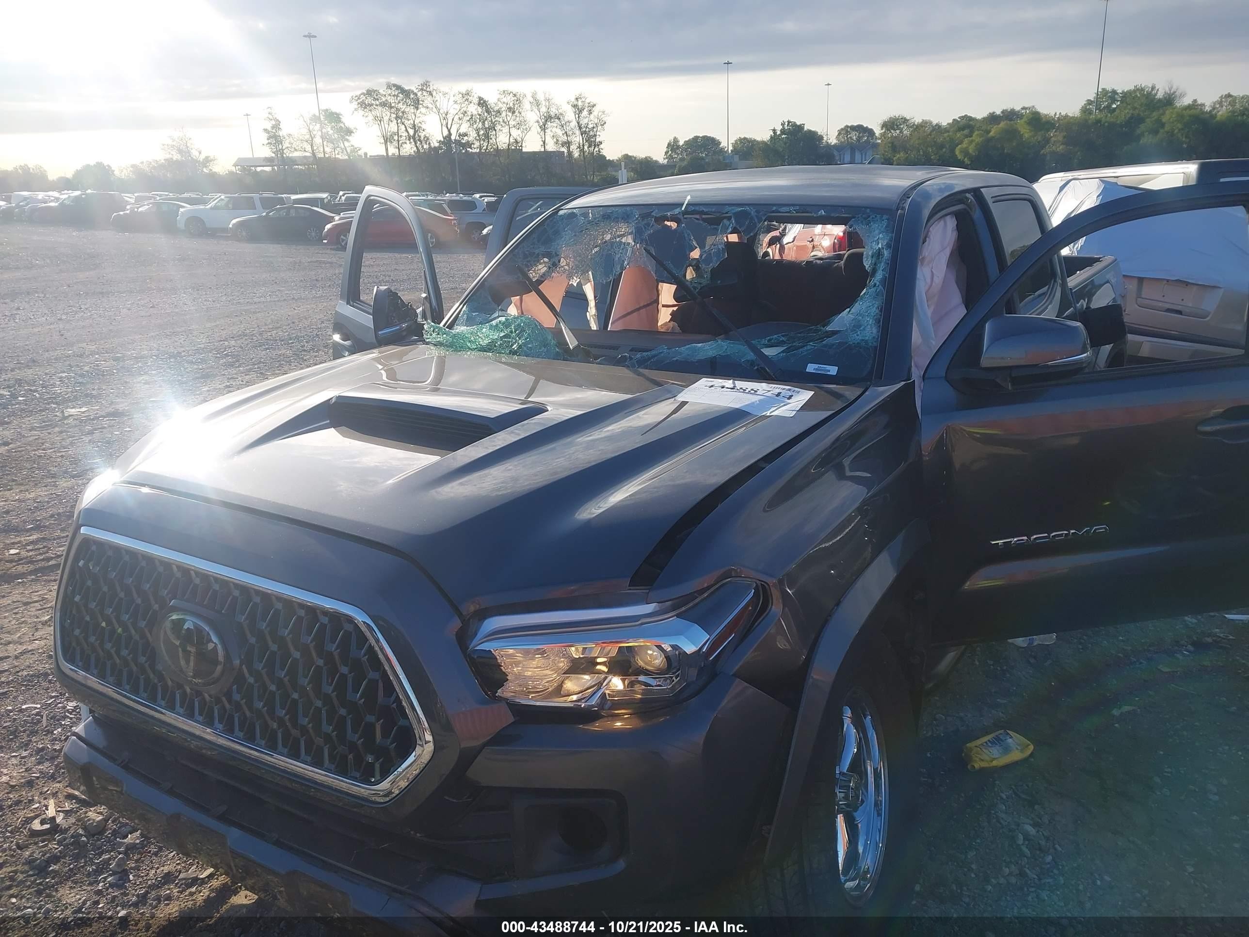 2018 Toyota Tacoma Trd Sport Серый vin: 3TMCZ5AN8JM154318