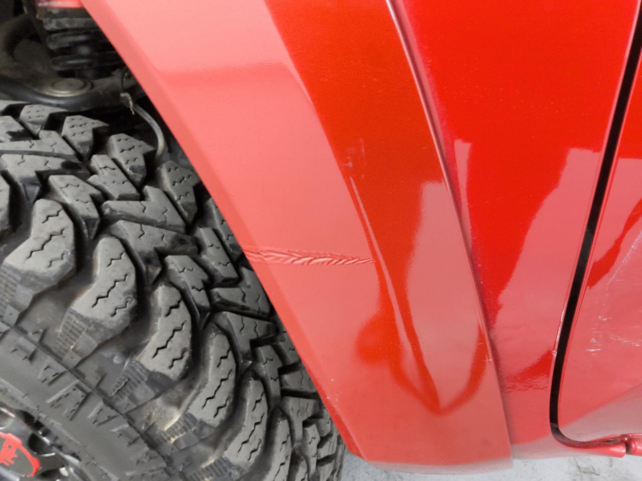 2019 Toyota Tacoma Sr5 V6 Red vin: 3TMCZ5AN8KM224451 Damage: Left Front Fender, Heavy Scratch, 2 To 3 Inches