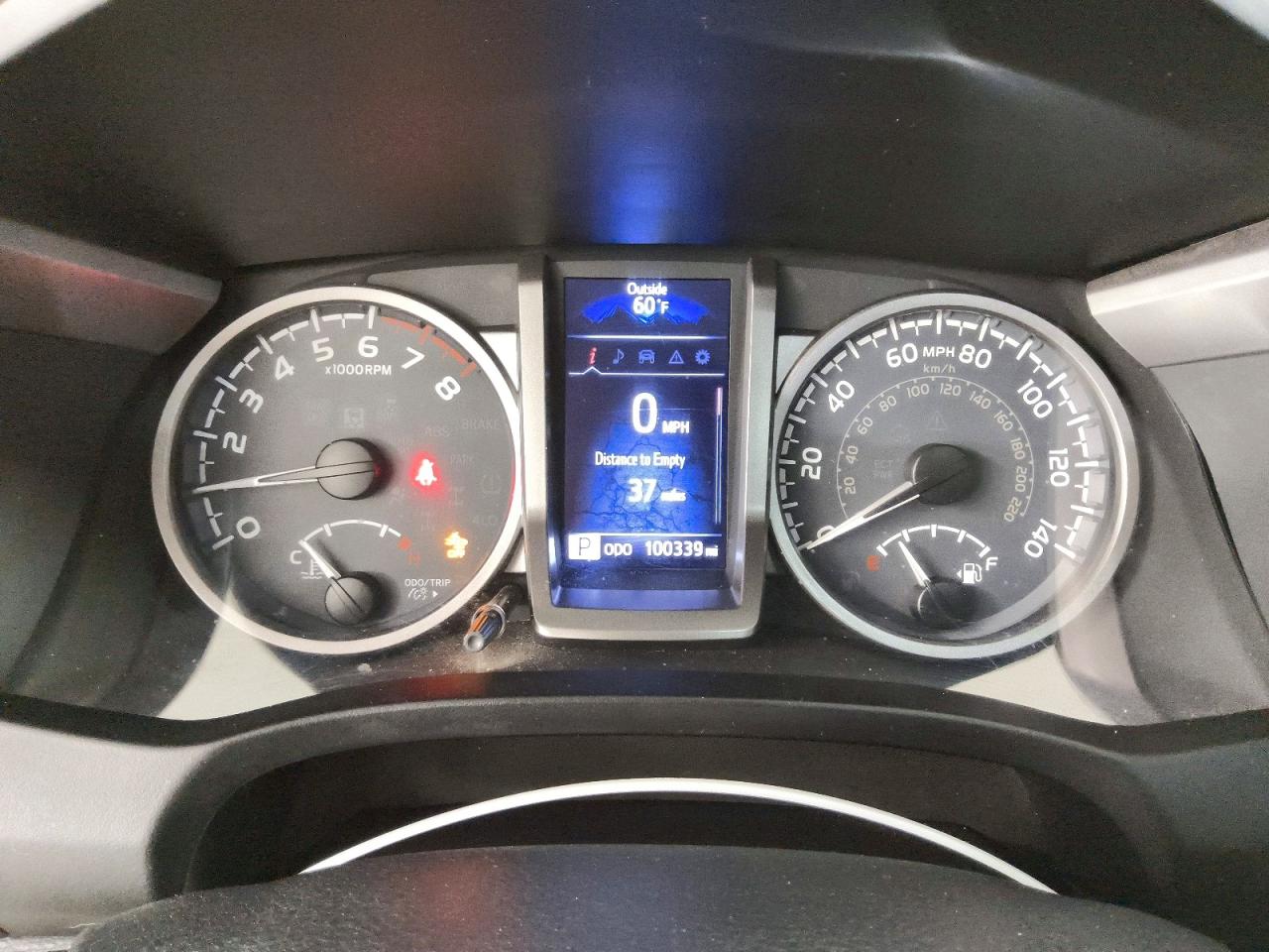 2019 Toyota Tacoma Sr5 V6 Red vin: 3TMCZ5AN8KM224451