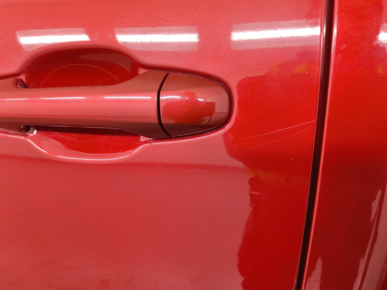 2019 Toyota Tacoma Sr5 V6 Red vin: 3TMCZ5AN8KM224451 Damage: Left Rear Door, Heavy Scratch, 3 To 4 Inches