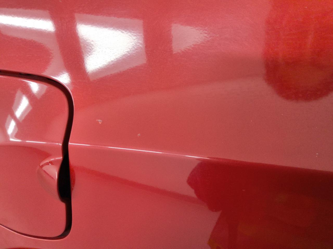 2019 Toyota Tacoma Sr5 V6 Red vin: 3TMCZ5AN8KM224451 Damage: Left Qtr Panel, Dent(S) W/ Paint Dmg, 1 To 2 Inches