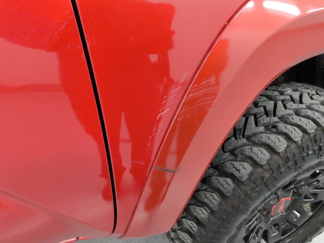 2019 Toyota Tacoma Sr5 V6 Red vin: 3TMCZ5AN8KM224451 Damage: Right Front Fender, Multiple Scratches Heavy, 3