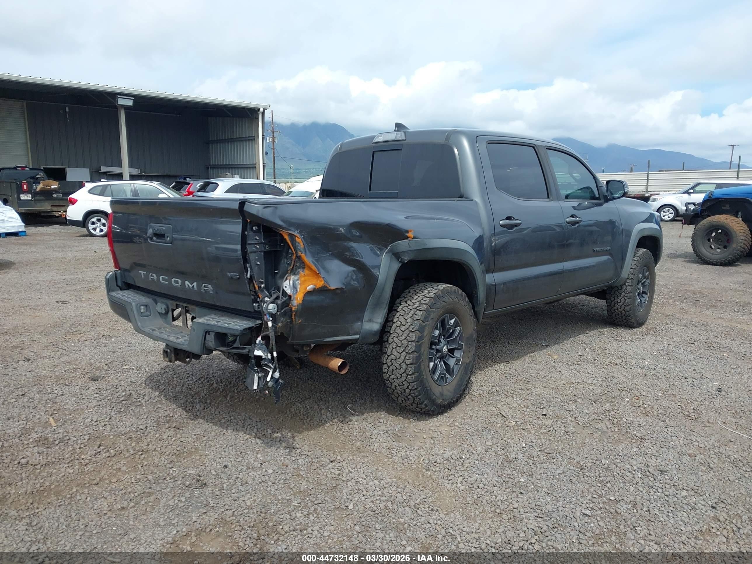 2019 Toyota Tacoma Trd Off Road Gray vin: 3TMCZ5AN8KM257191