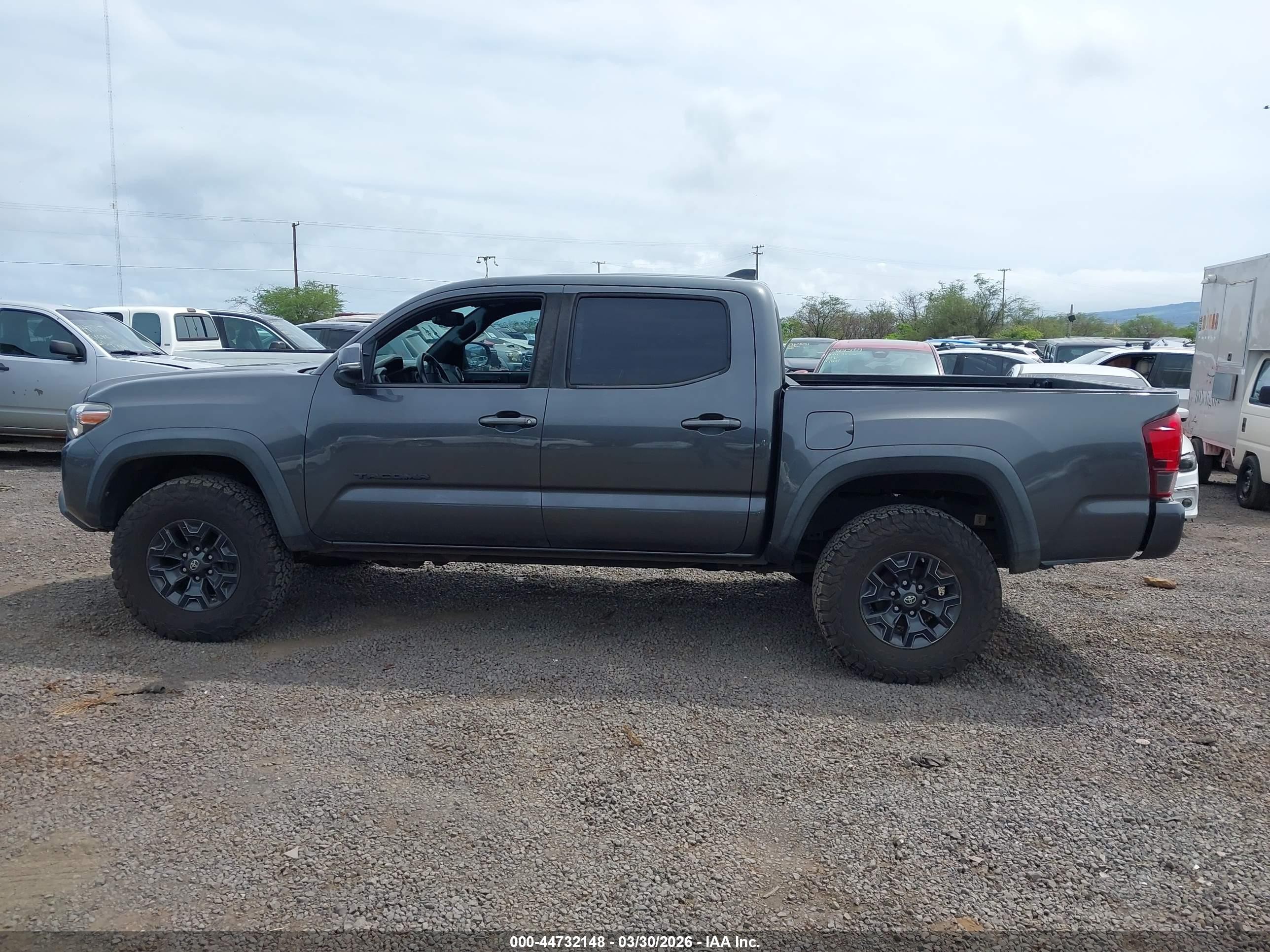 2019 Toyota Tacoma Trd Off Road Gray vin: 3TMCZ5AN8KM257191