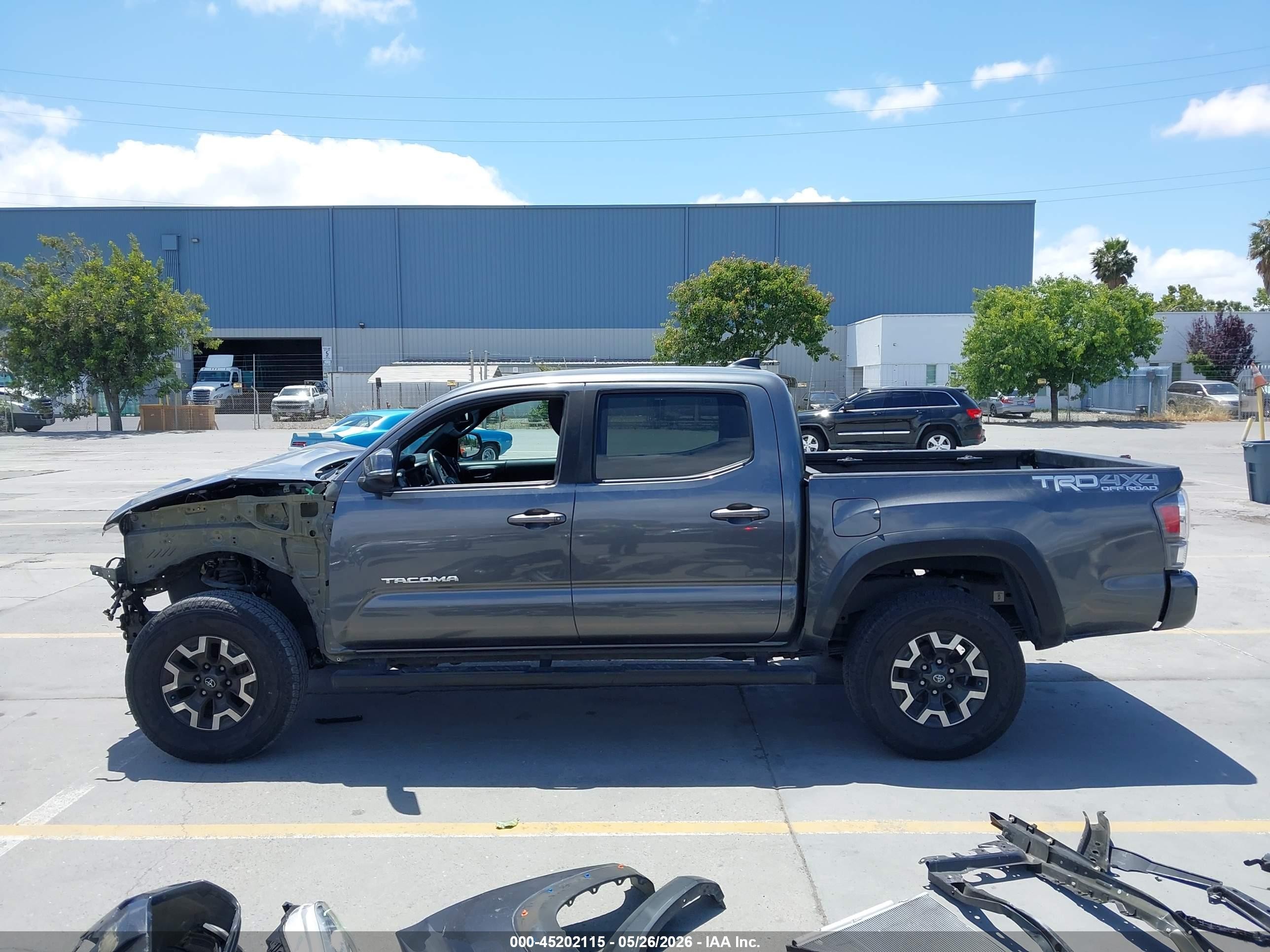 2021 Toyota Tacoma Trd Off-road Зеленый vin: 3TMCZ5AN8MM397163