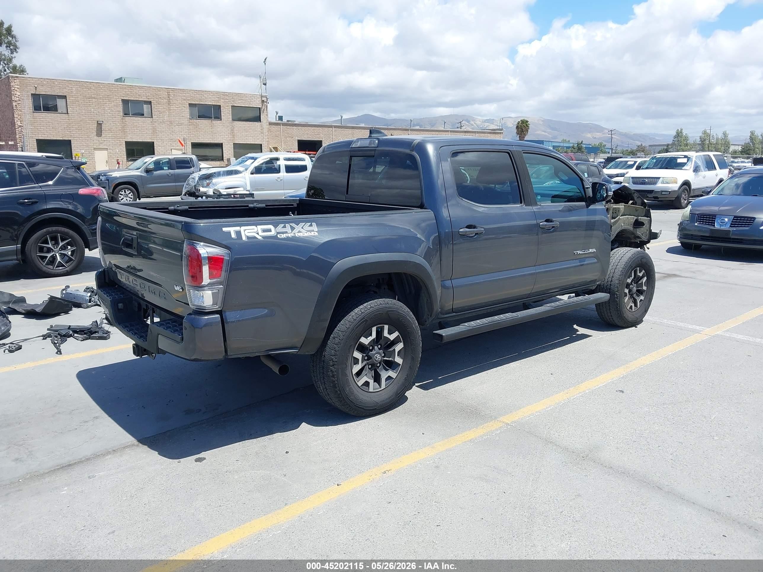 2021 Toyota Tacoma Trd Off-road Зеленый vin: 3TMCZ5AN8MM397163