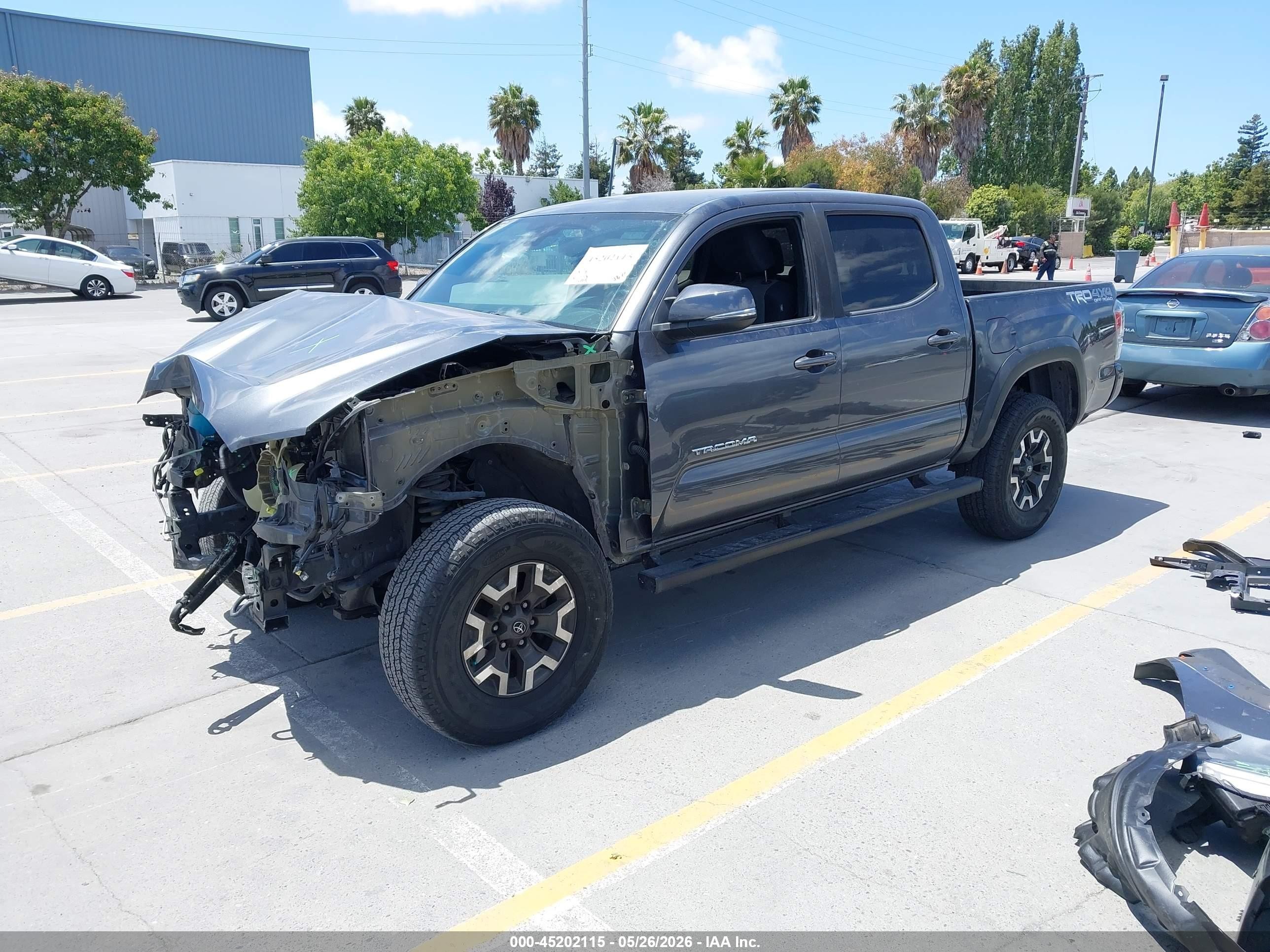 2021 Toyota Tacoma Trd Off-road Зеленый vin: 3TMCZ5AN8MM397163