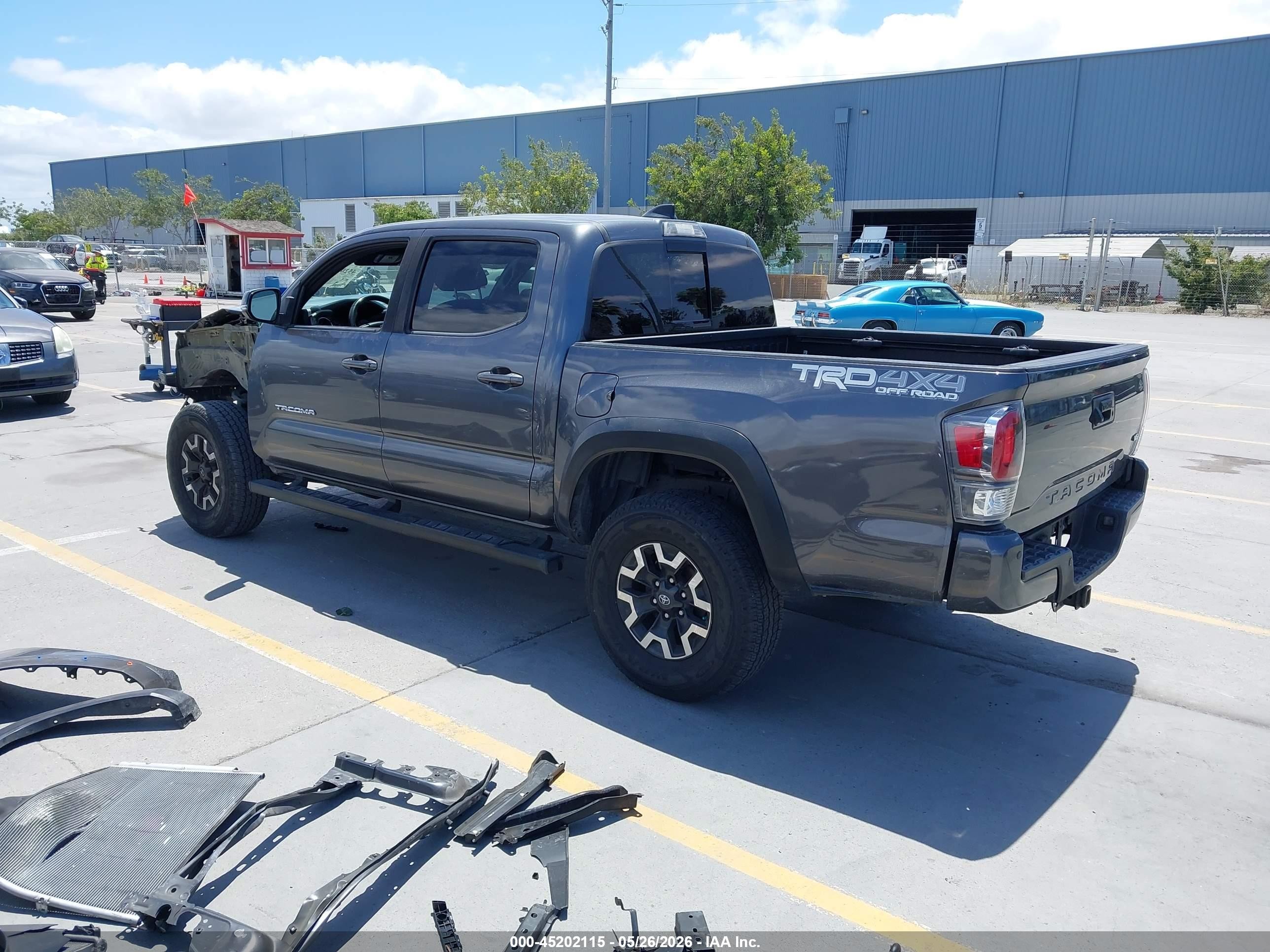 2021 Toyota Tacoma Trd Off-road Зеленый vin: 3TMCZ5AN8MM397163