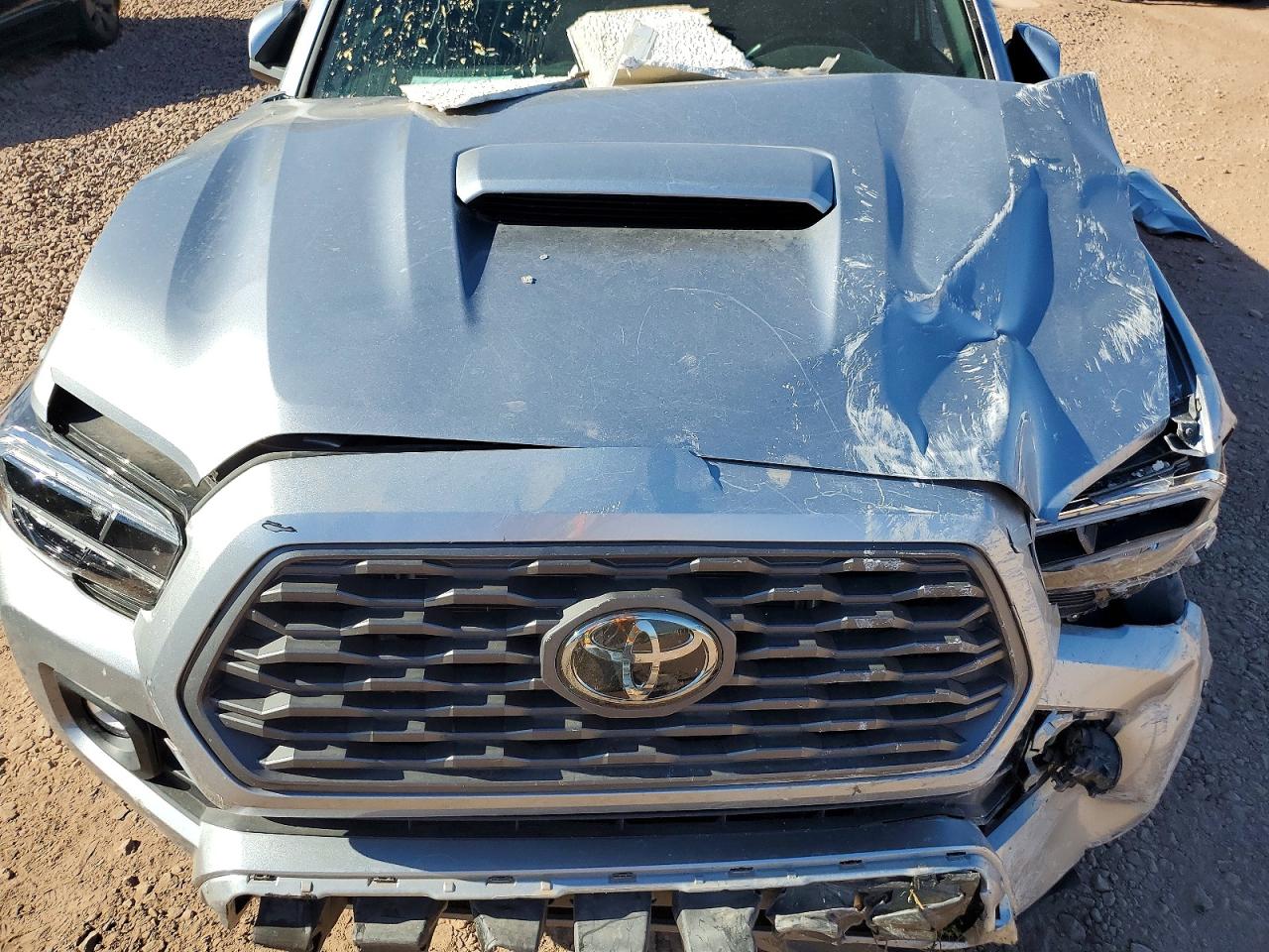 2023 Toyota Tacoma Trd Sport Silver vin: 3TMCZ5AN8PM644346