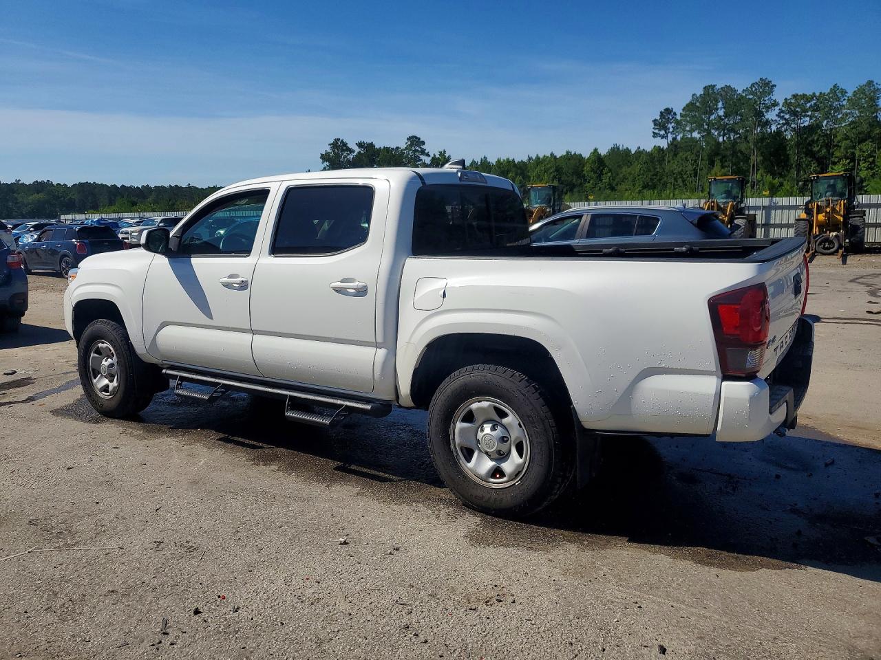 2021 Toyota Tacoma Sr V6 White vin: 3TMCZ5AN9MM416903
