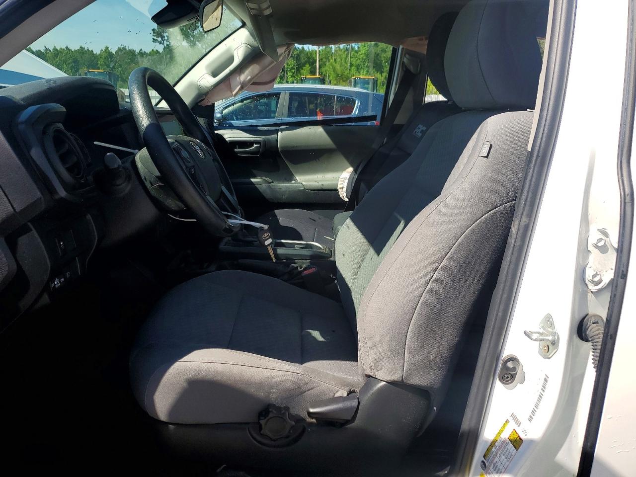2021 Toyota Tacoma Sr V6 White vin: 3TMCZ5AN9MM416903