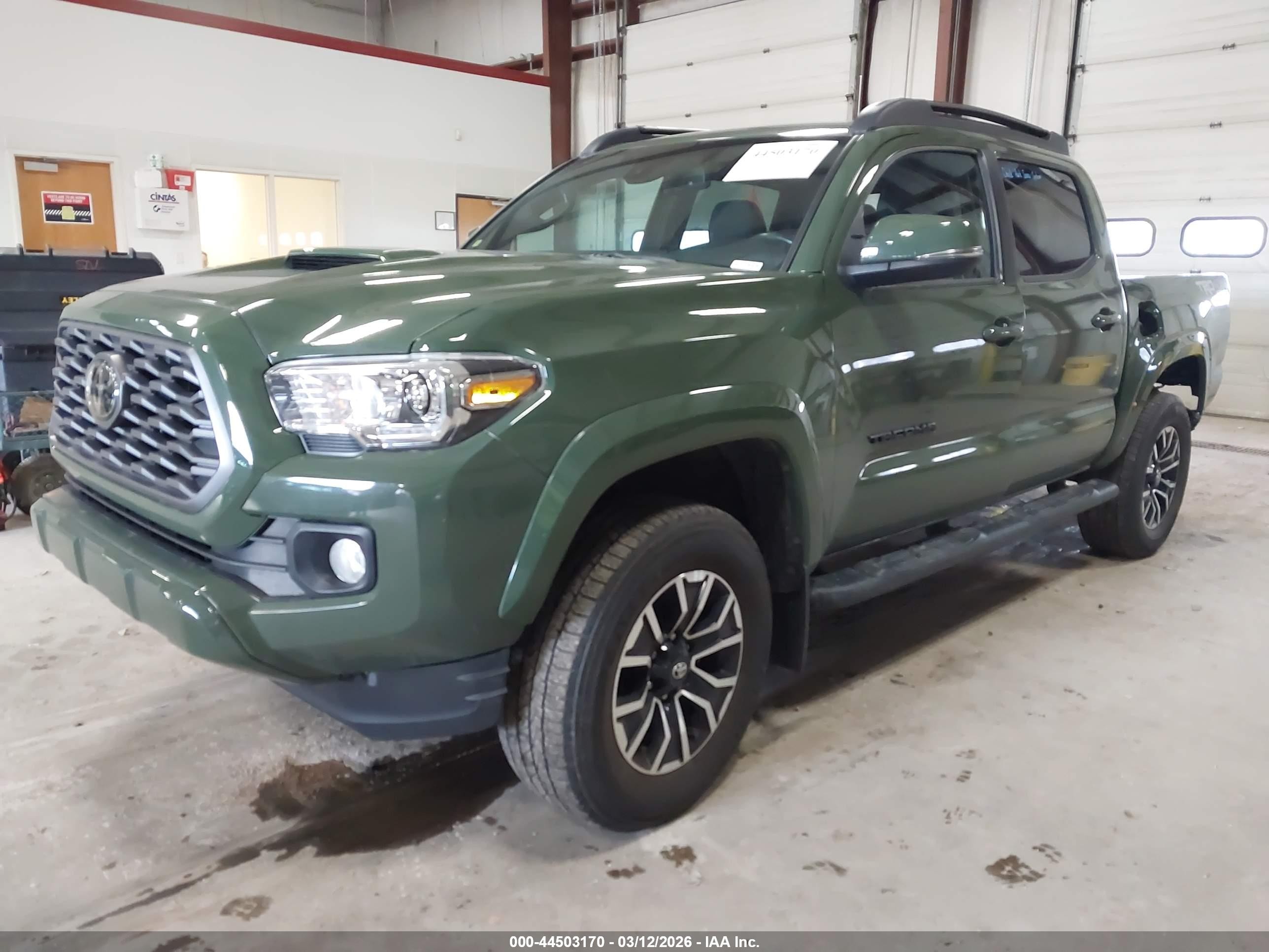 2021 Toyota Tacoma Trd Sport Green vin: 3TMCZ5AN9MM428369