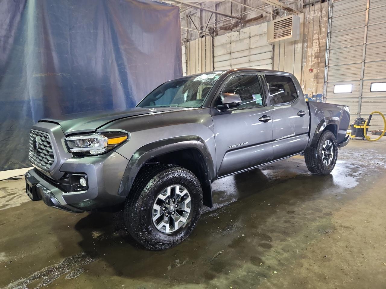 2023 Toyota Tacoma Trd Off-road Gray vin: 3TMCZ5AN9PM593293 Damage: Front Bumper, Heavy Scratch, 5 To 6 Inches