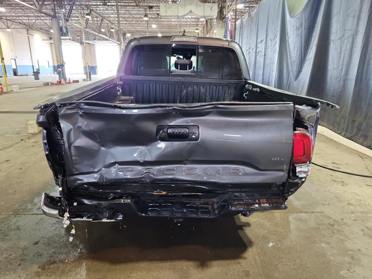 2023 Toyota Tacoma Trd Off-road Gray vin: 3TMCZ5AN9PM593293 Damage: Right Tail Light, Broken, Replacement Required