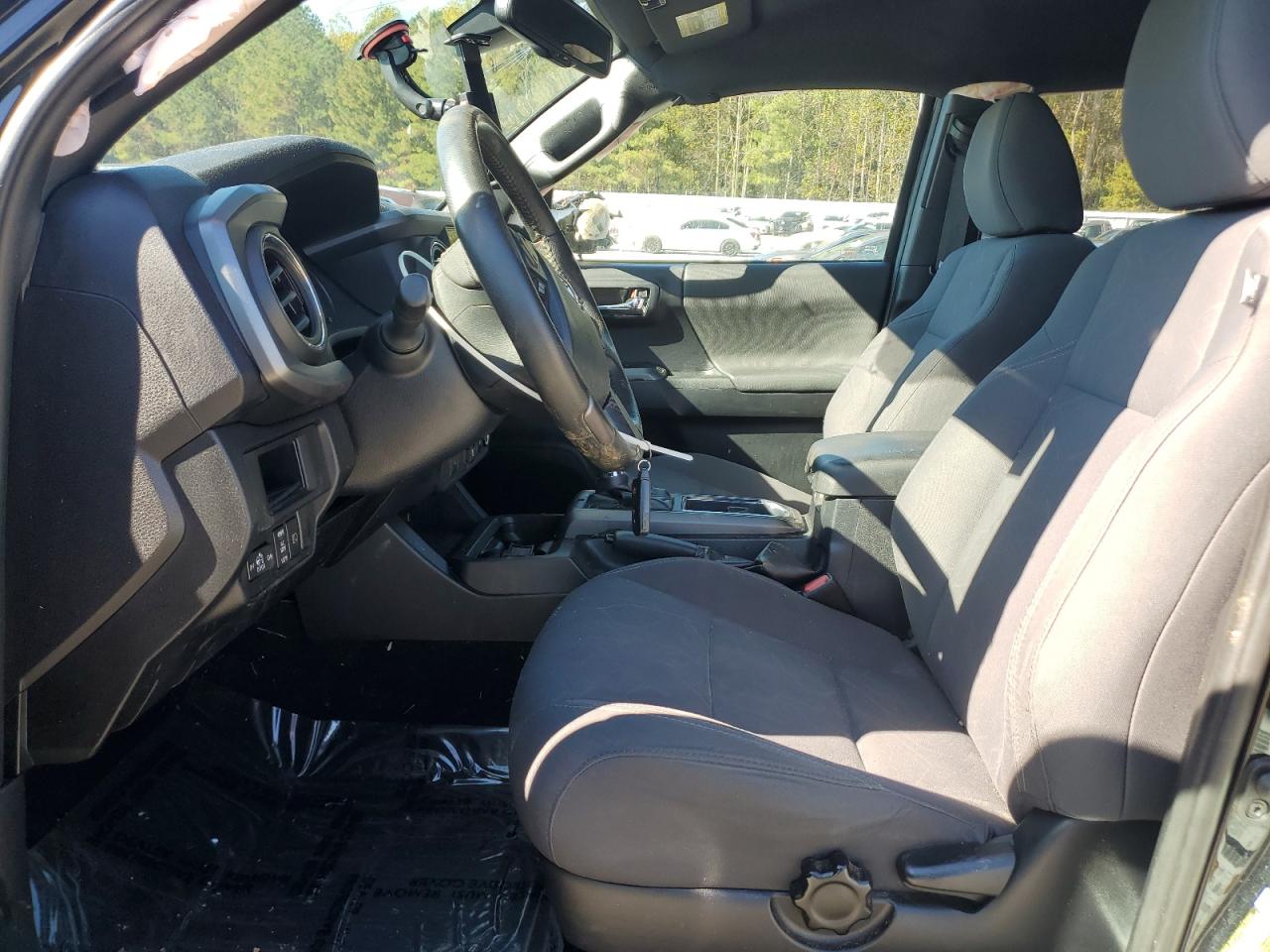 2019 Toyota Tacoma Черный vin: 3TMCZ5ANXKM212012