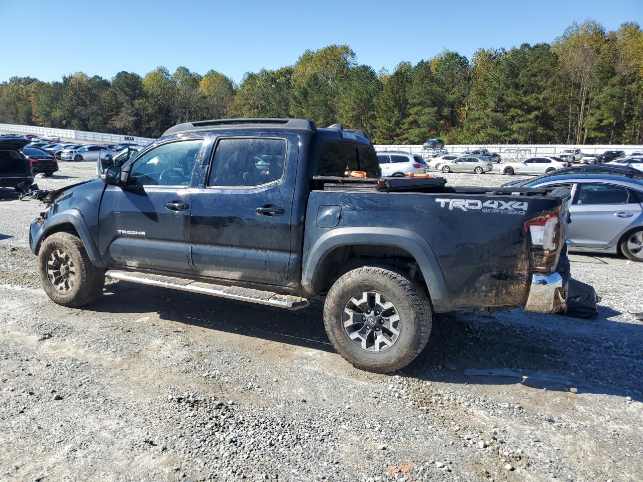 2019 Toyota Tacoma Черный vin: 3TMCZ5ANXKM212012