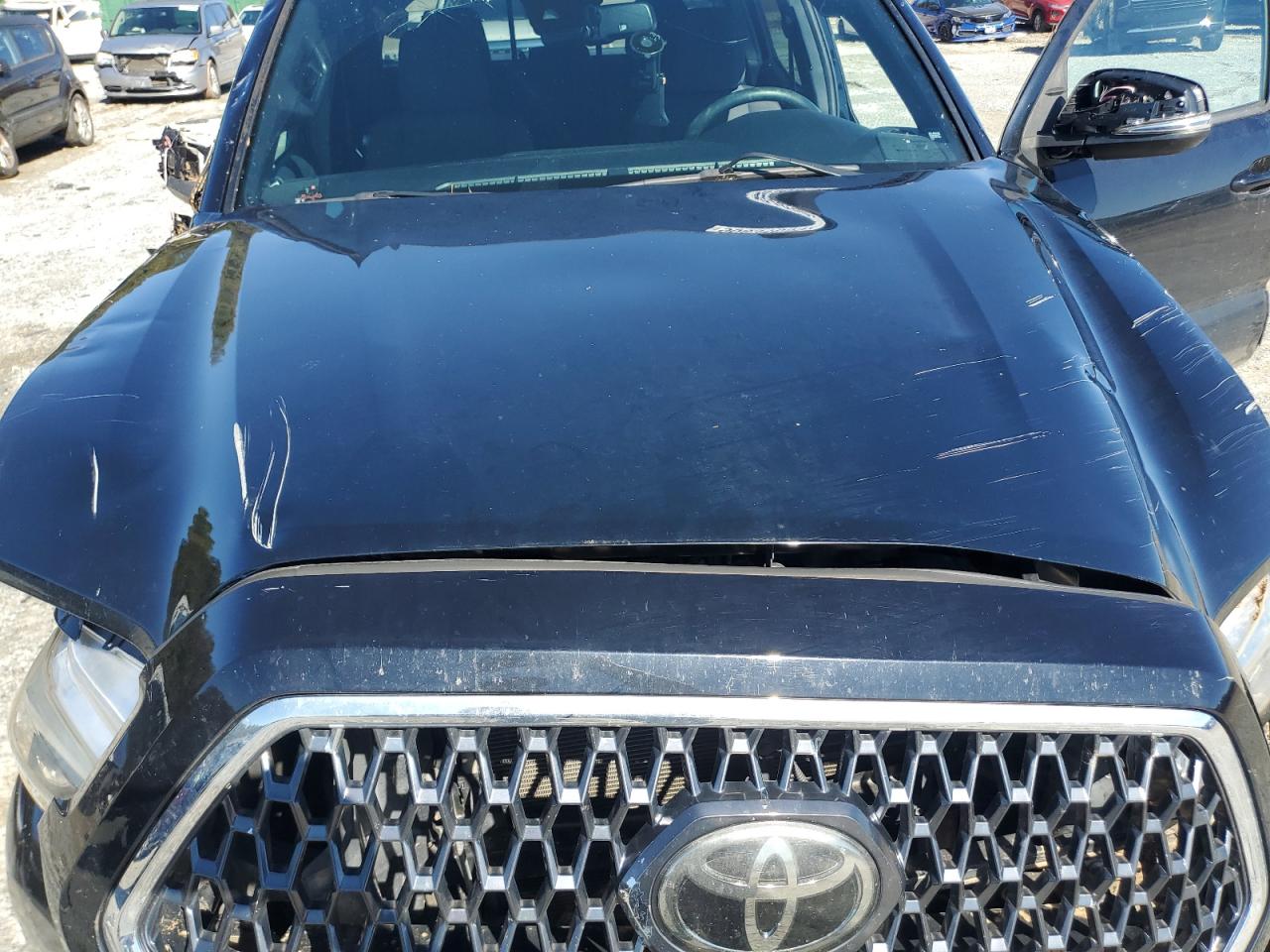 2019 Toyota Tacoma Черный vin: 3TMCZ5ANXKM212012