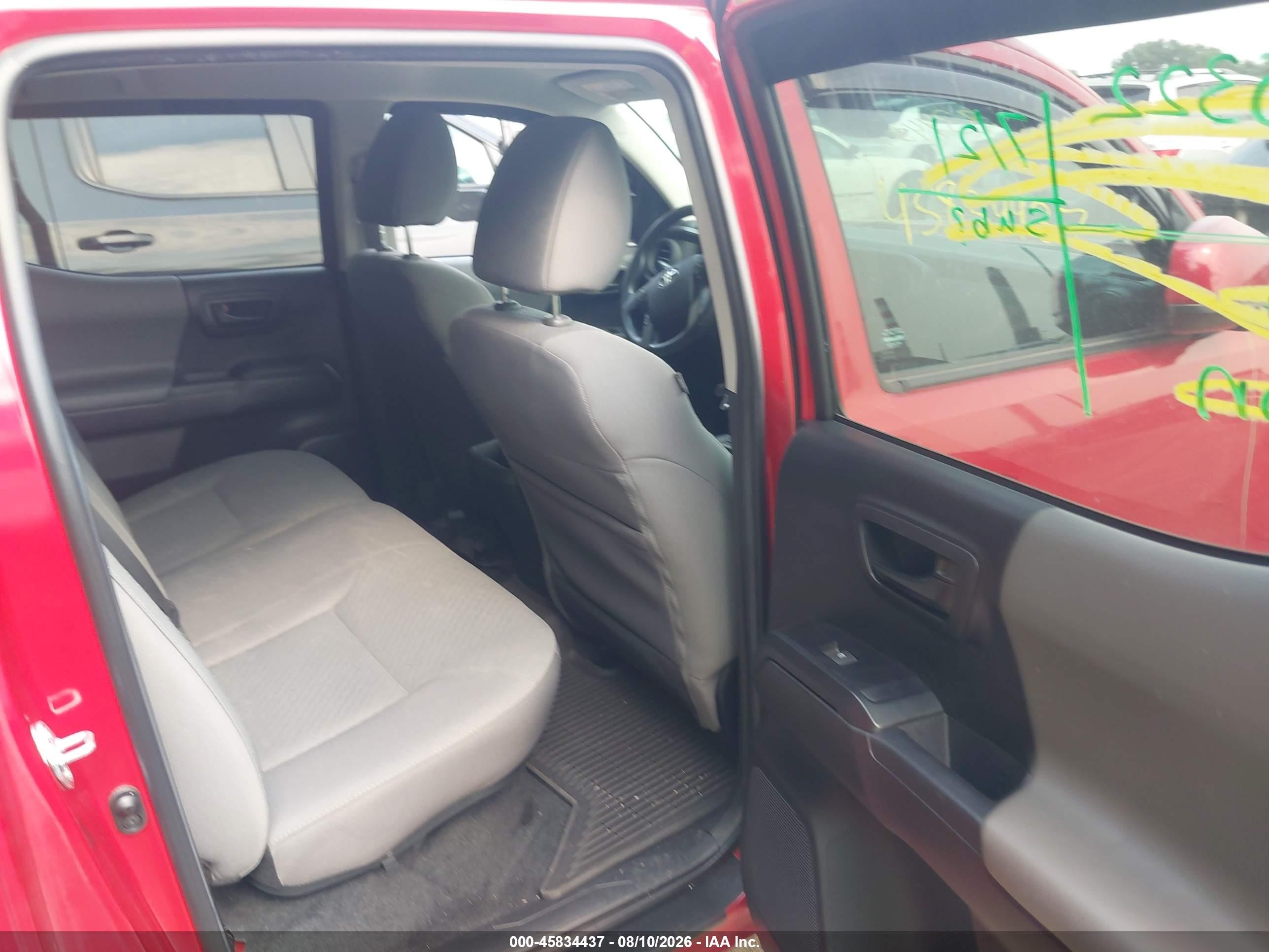 2023 Toyota Tacoma Sr V6 Red vin: 3TMCZ5ANXPM554325