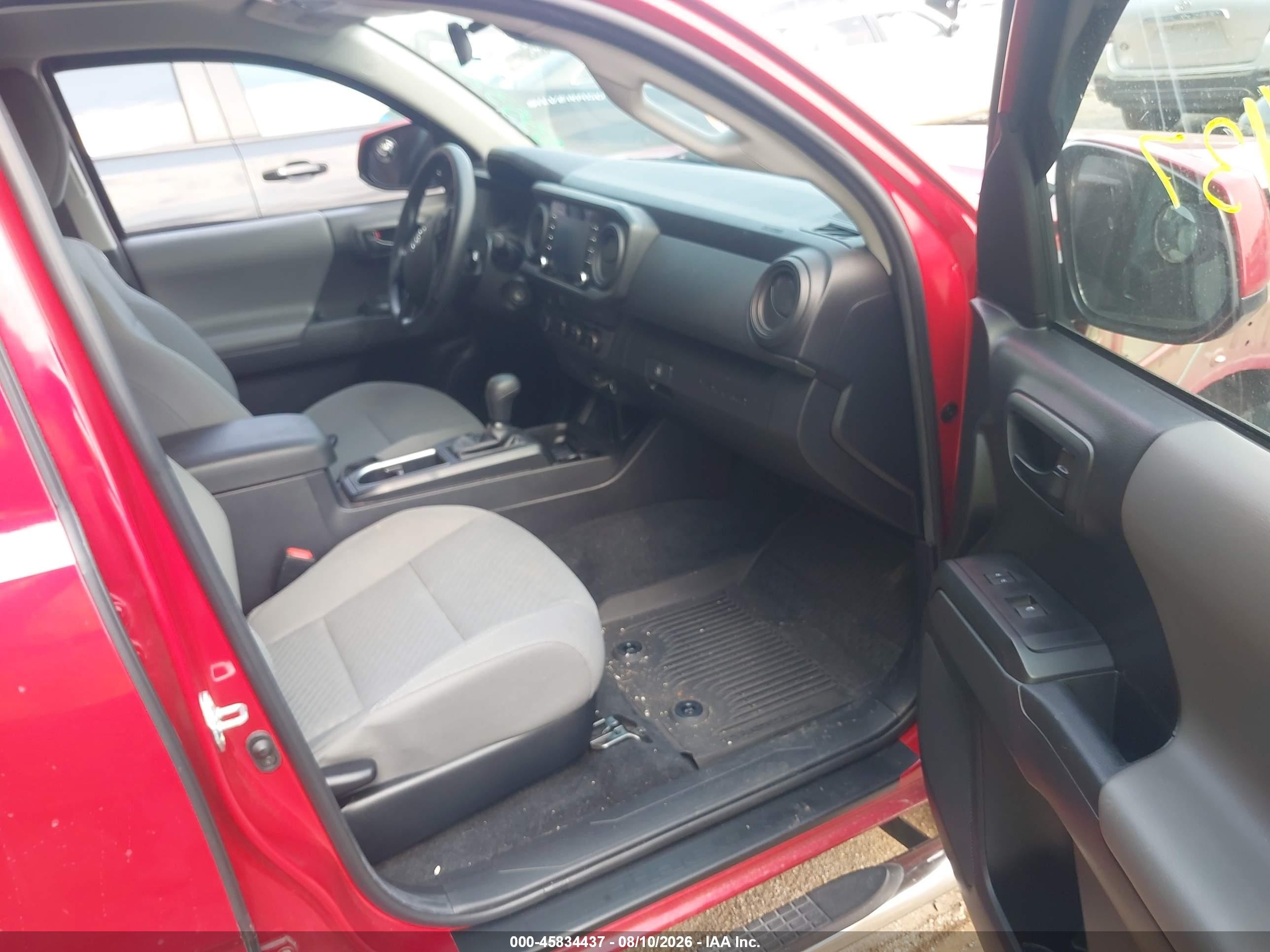 2023 Toyota Tacoma Sr V6 Red vin: 3TMCZ5ANXPM554325