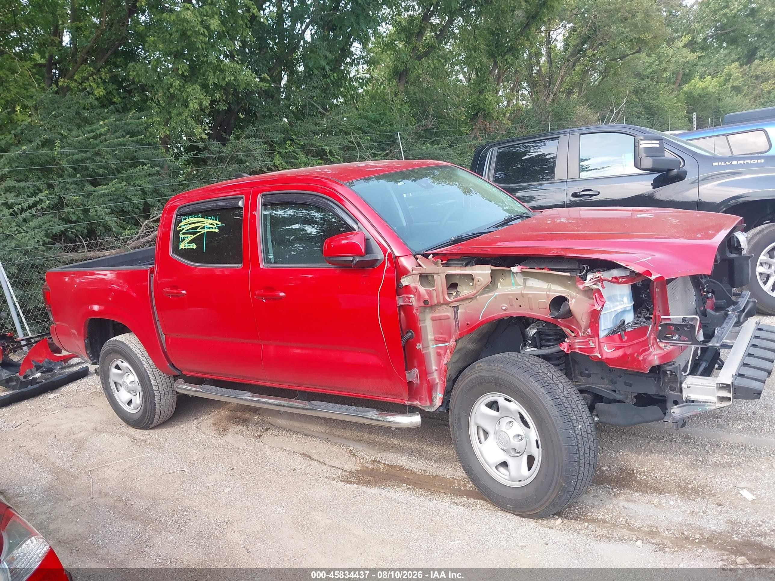 2023 Toyota Tacoma Sr V6 Red vin: 3TMCZ5ANXPM554325