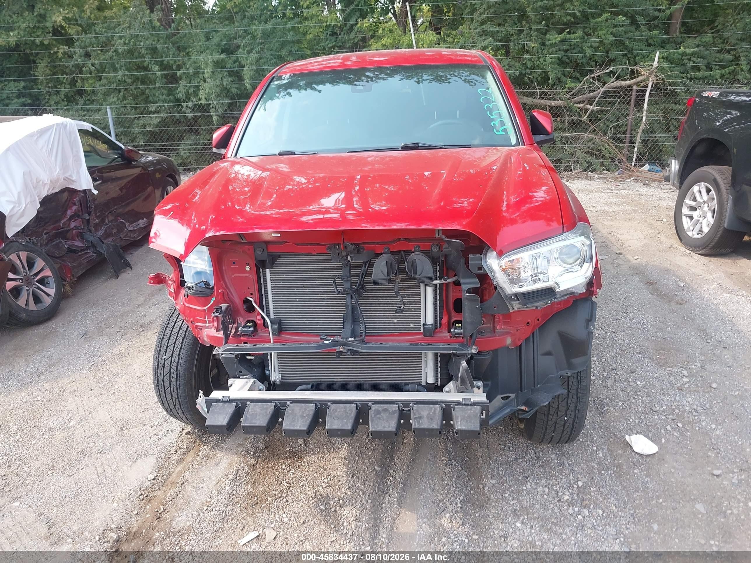 2023 Toyota Tacoma Sr V6 Red vin: 3TMCZ5ANXPM554325