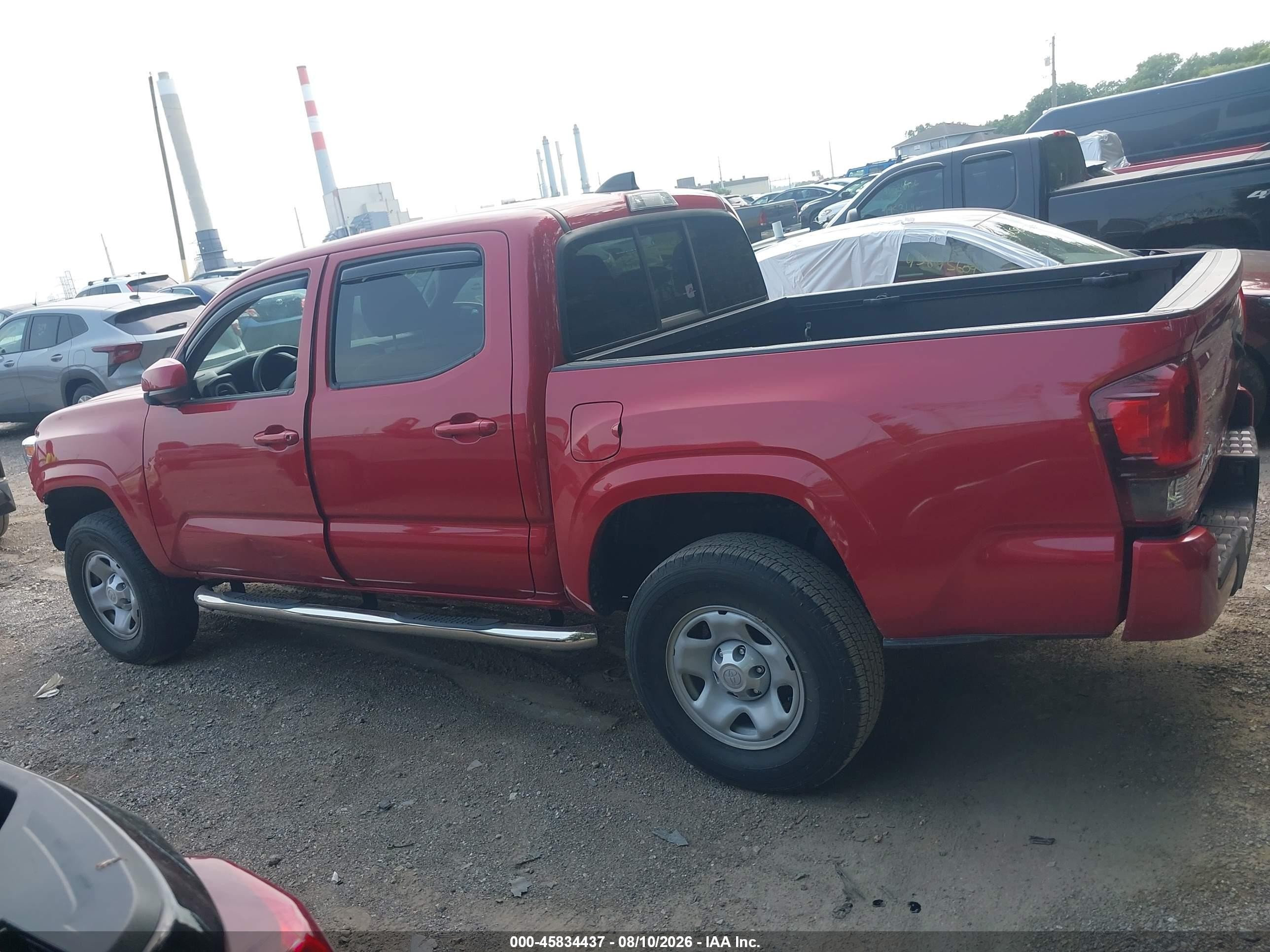 2023 Toyota Tacoma Sr V6 Red vin: 3TMCZ5ANXPM554325