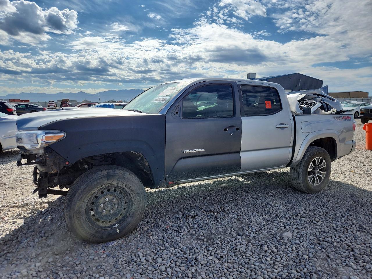 2023 Toyota Tacoma Trd Sport Silver vin: 3TMCZ5ANXPM641125