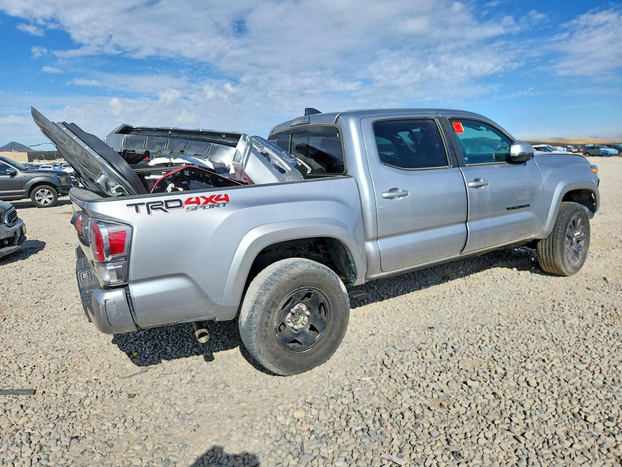 2023 Toyota Tacoma Trd Sport Silver vin: 3TMCZ5ANXPM641125