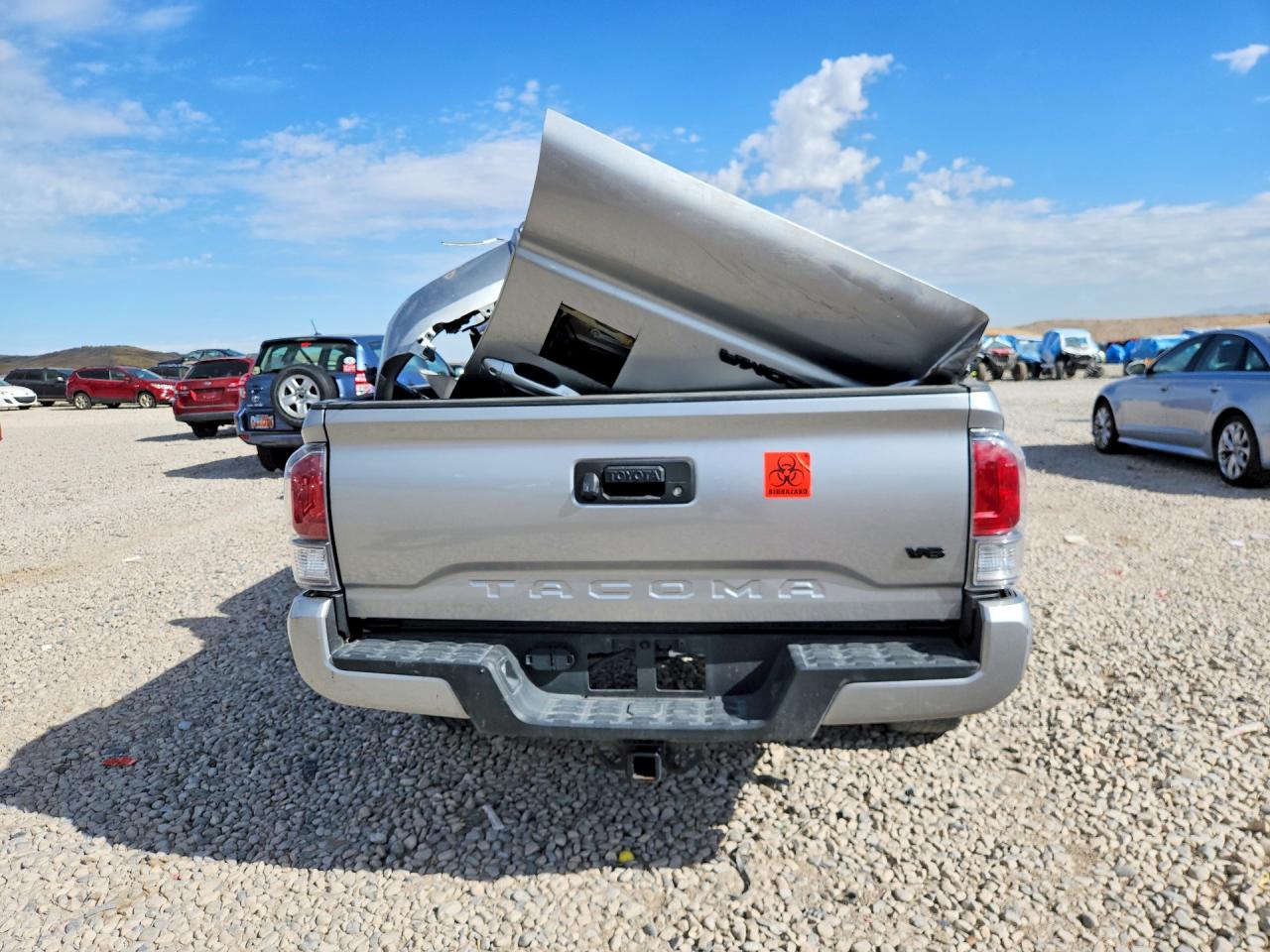 2023 Toyota Tacoma Trd Sport Silver vin: 3TMCZ5ANXPM641125