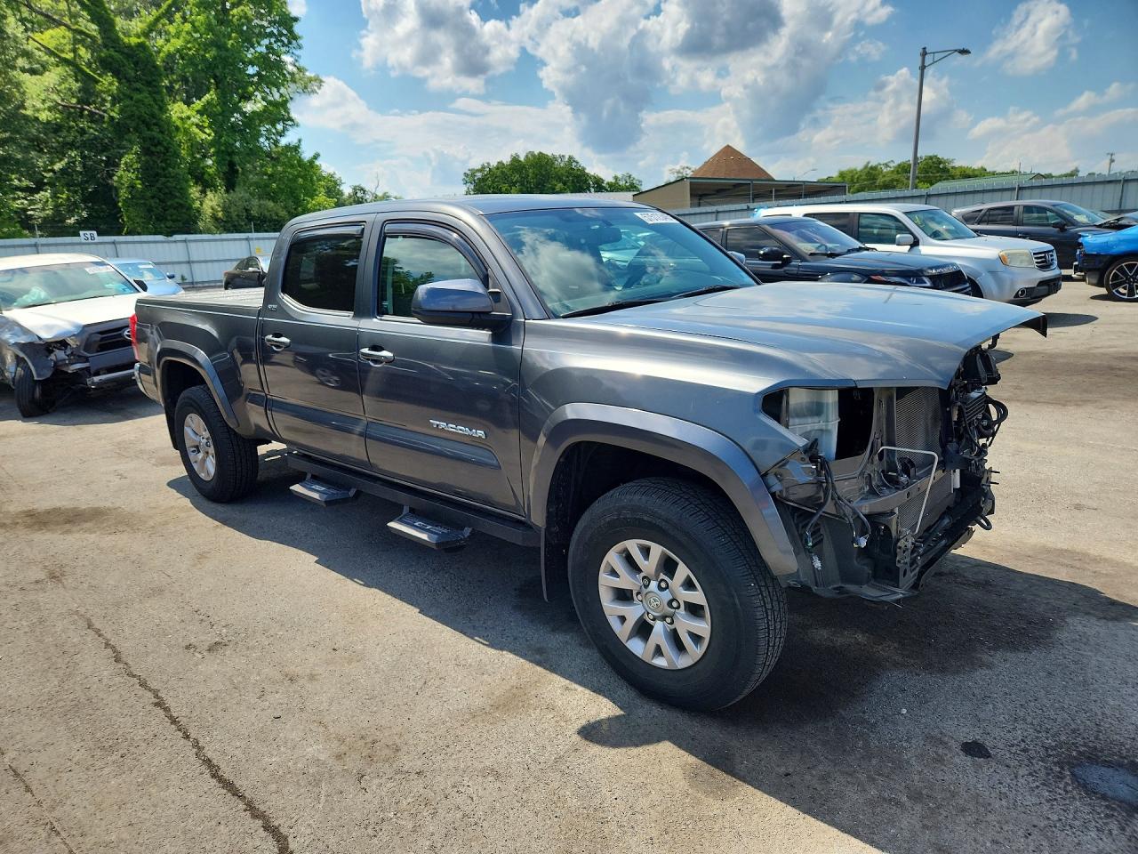 2017 Toyota Tacoma Sr5 V6 Black vin: 3TMDZ5BN3HM013959