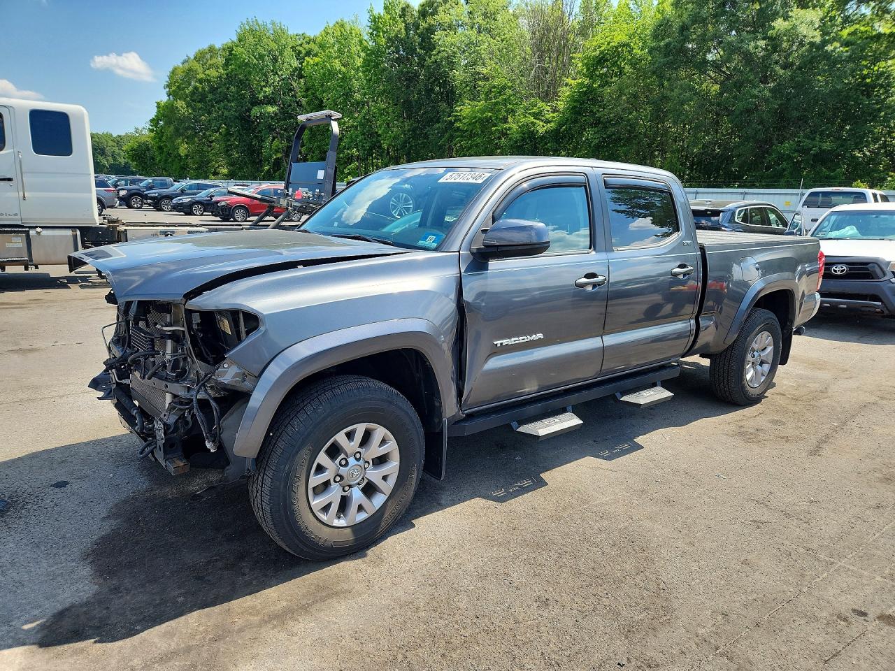 2017 Toyota Tacoma Sr5 V6 Black vin: 3TMDZ5BN3HM013959