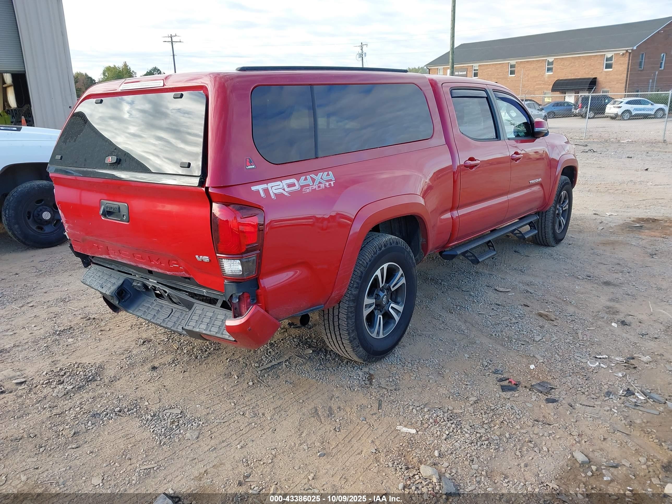 2018 Toyota Tacoma Trd Sport Красный vin: 3TMDZ5BN4JM052047