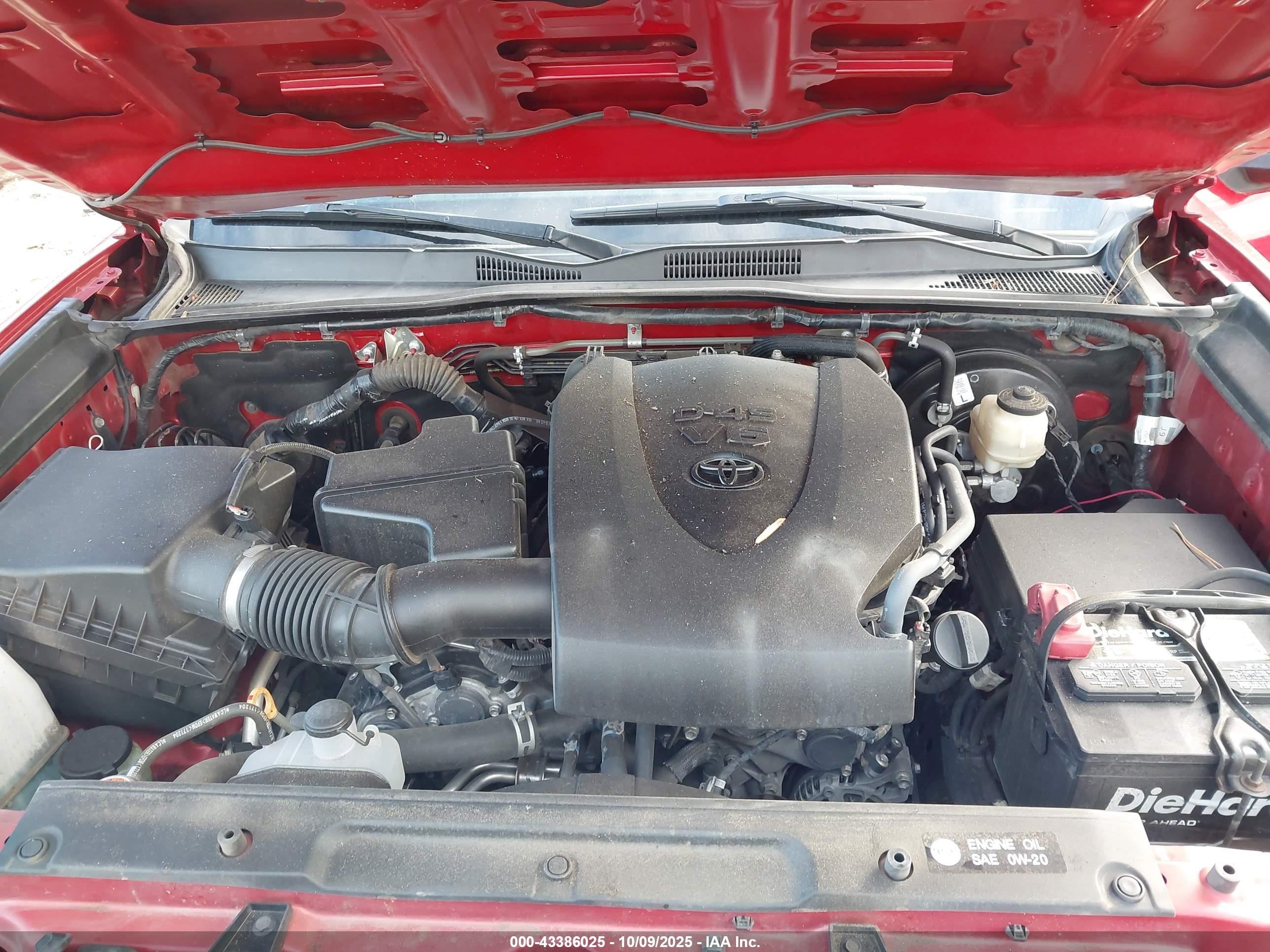 2018 Toyota Tacoma Trd Sport Красный vin: 3TMDZ5BN4JM052047