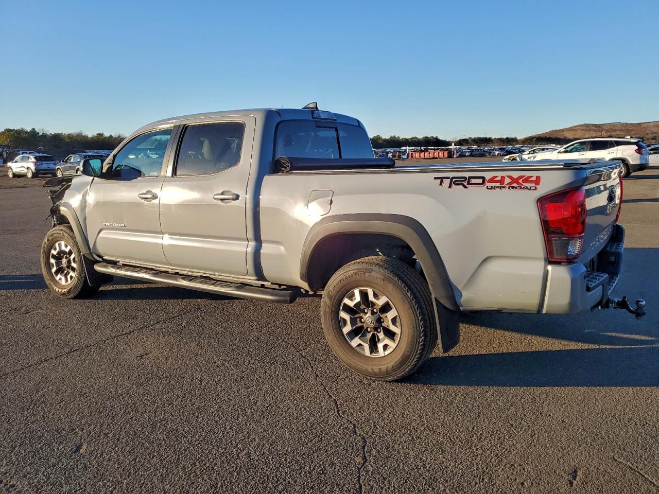 2019 Toyota Tacoma Double Cab Gray vin: 3TMDZ5BN4KM064197