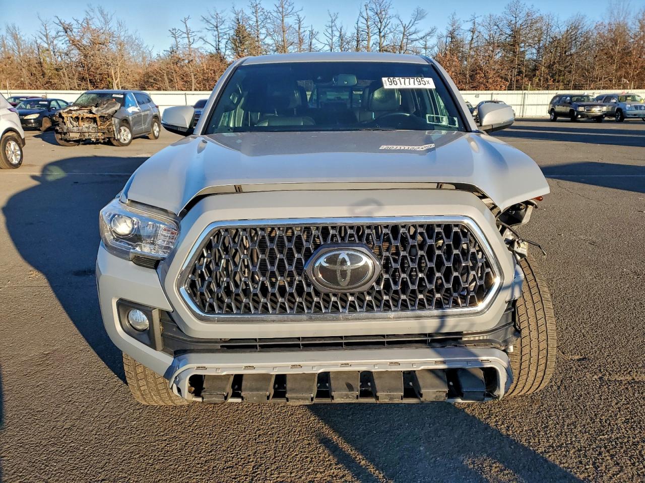 2019 Toyota Tacoma Double Cab Gray vin: 3TMDZ5BN4KM064197