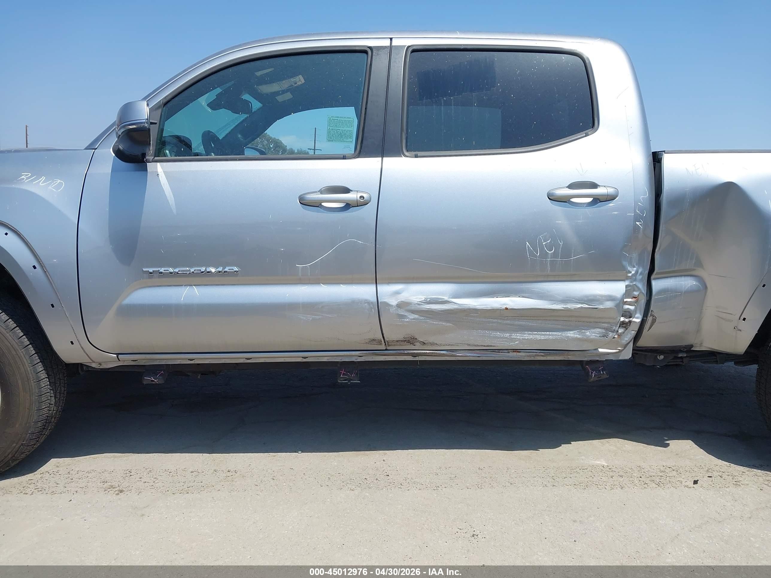 2023 Toyota Tacoma Trd Sport Серебряный vin: 3TMDZ5BN4PM164145