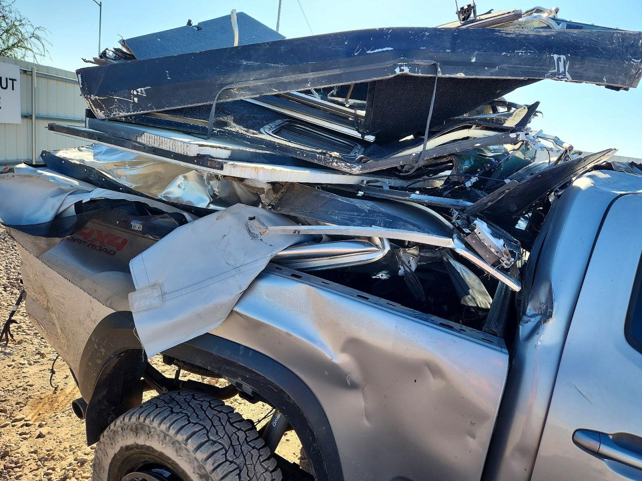 2018 Toyota Tacoma Trd Off-road Gray vin: 3TMDZ5BN6JM042135