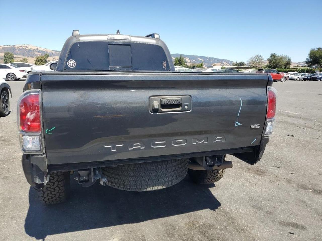 2021 Toyota Tacoma Double Cab Charcoal vin: 3TMDZ5BN6MM113306