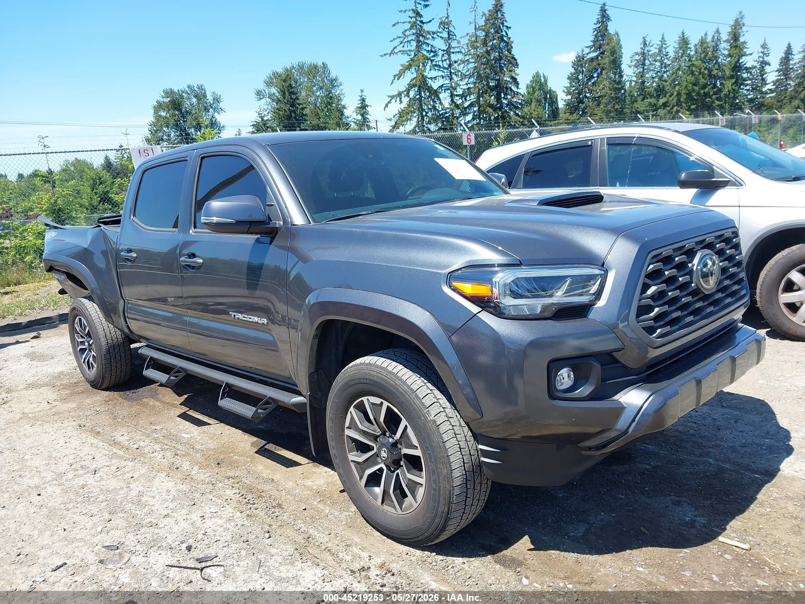 2023 Toyota Tacoma Trd Sport Серый vin: 3TMDZ5BN8PM156808